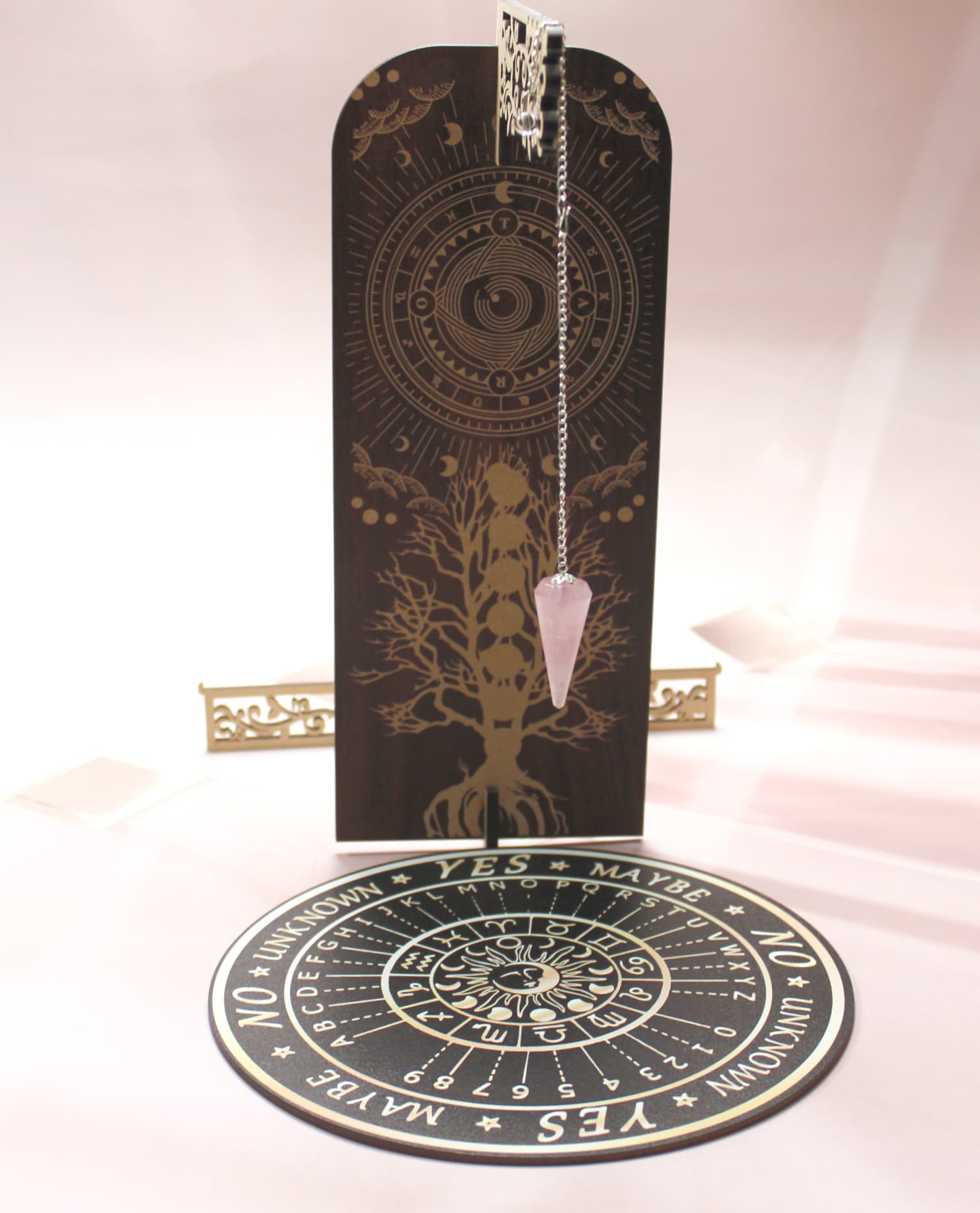 Cosmic Cartography Talking Board with Pendulum