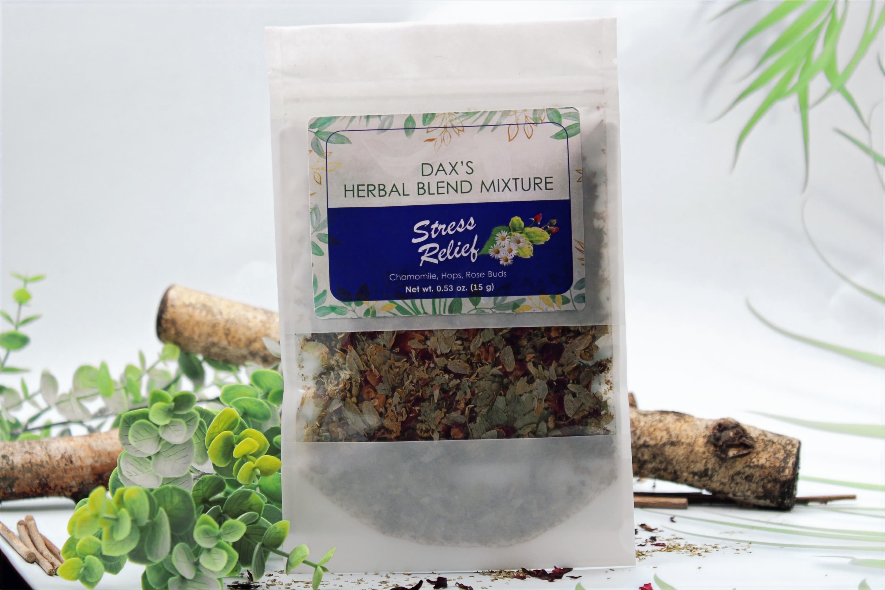 Dax's Stress Relief Natural Herbal Smoking Blend