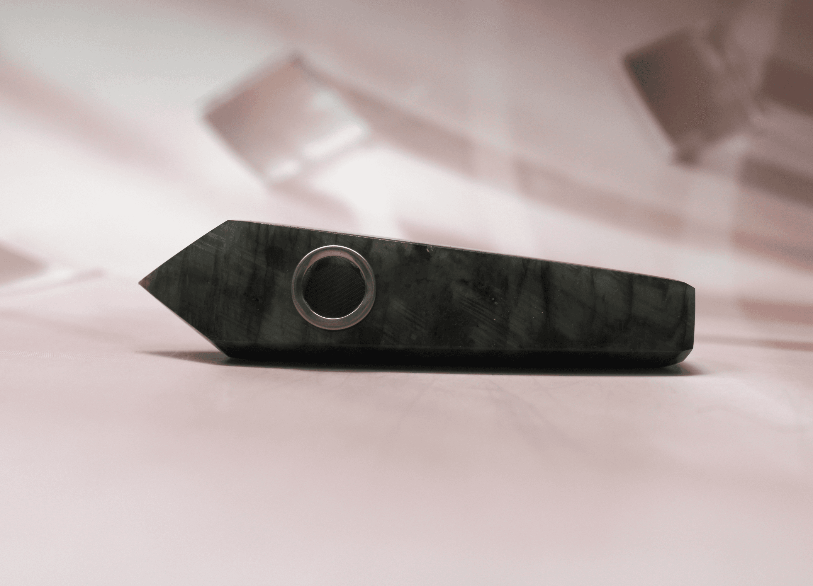 Labradorite Natural Herb Pipe - Image 1