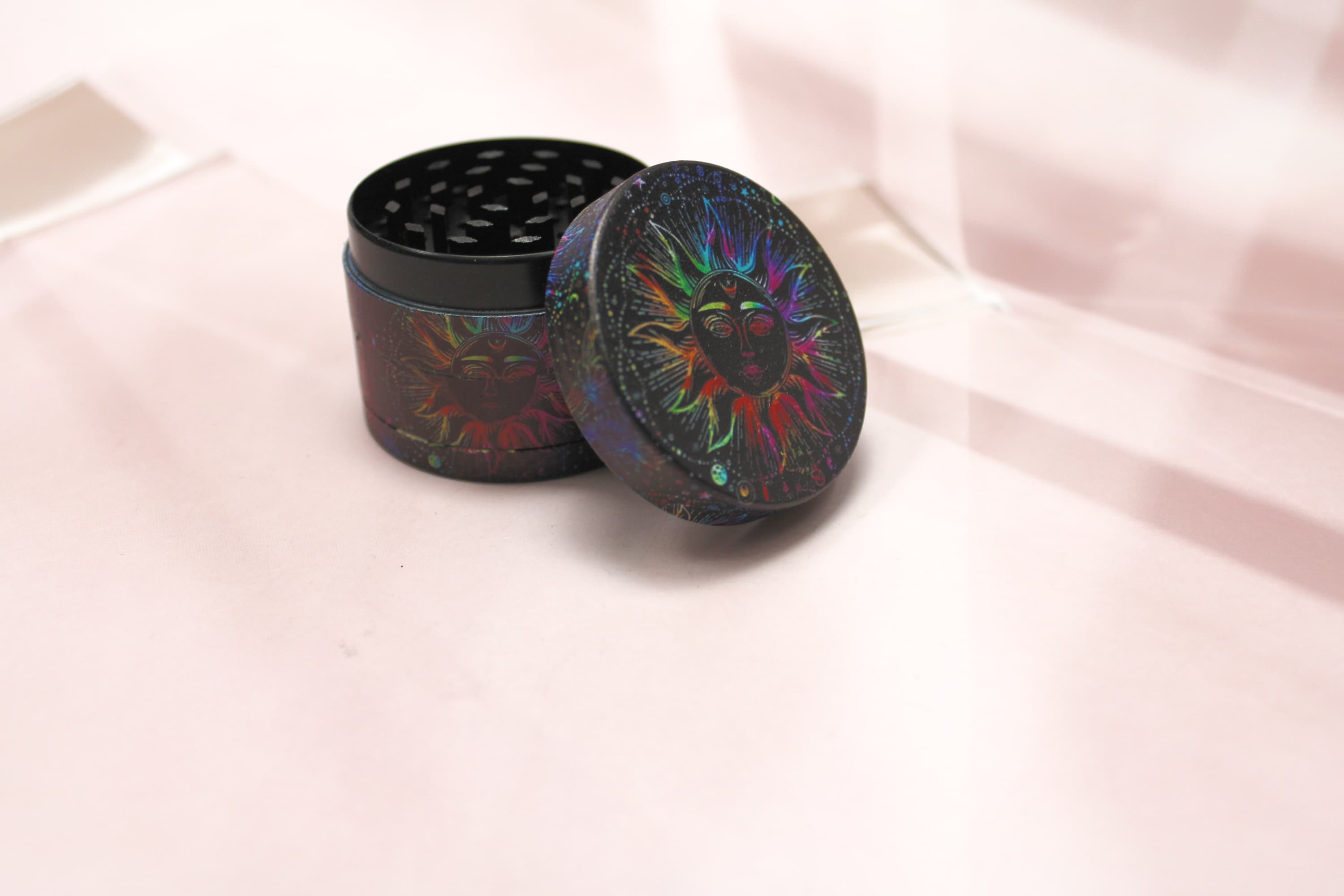 Colorful Sun Natural Herb Grinder - Image 1