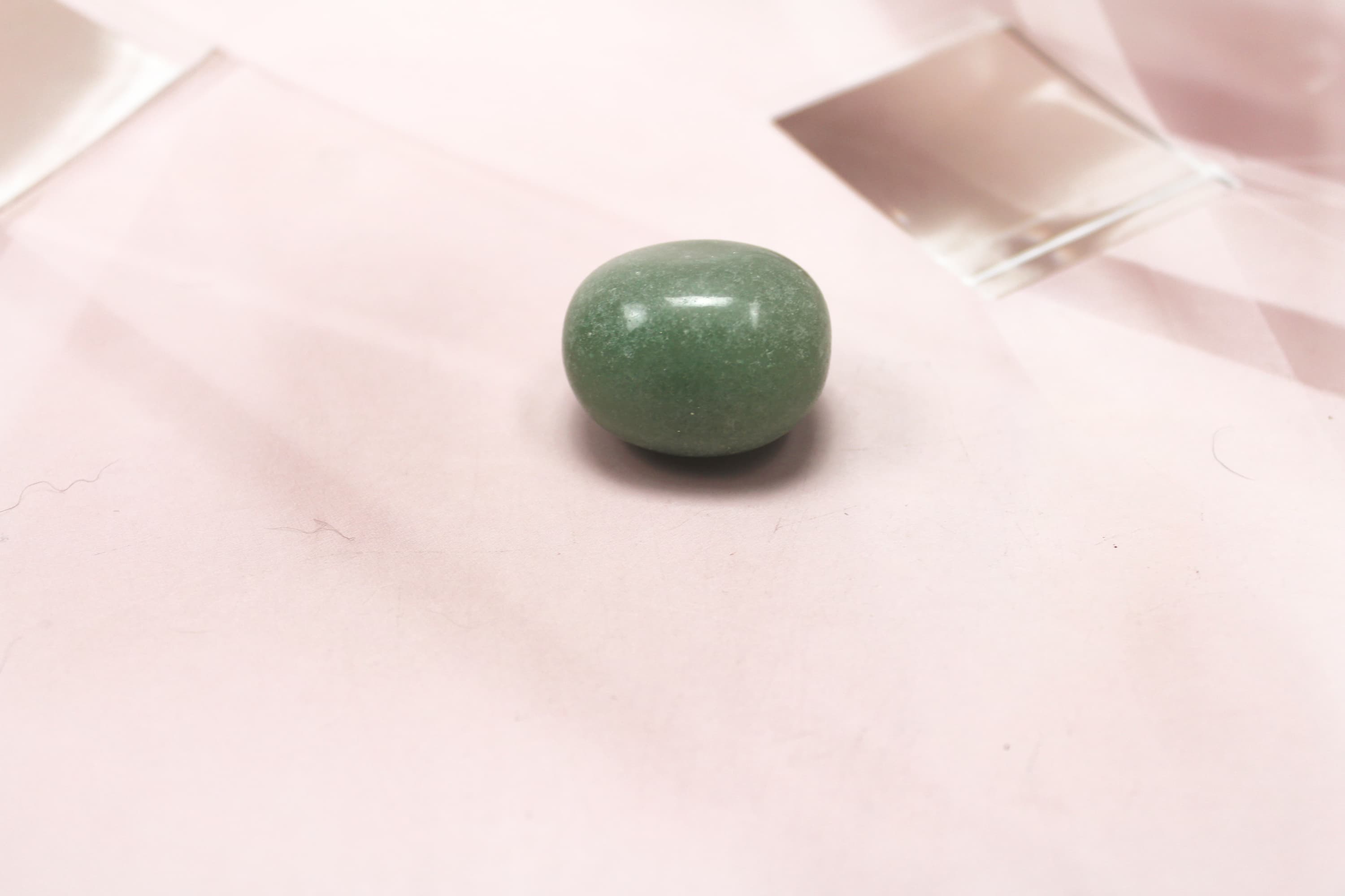 Small Green Aventurine Palm Stone - Image 1