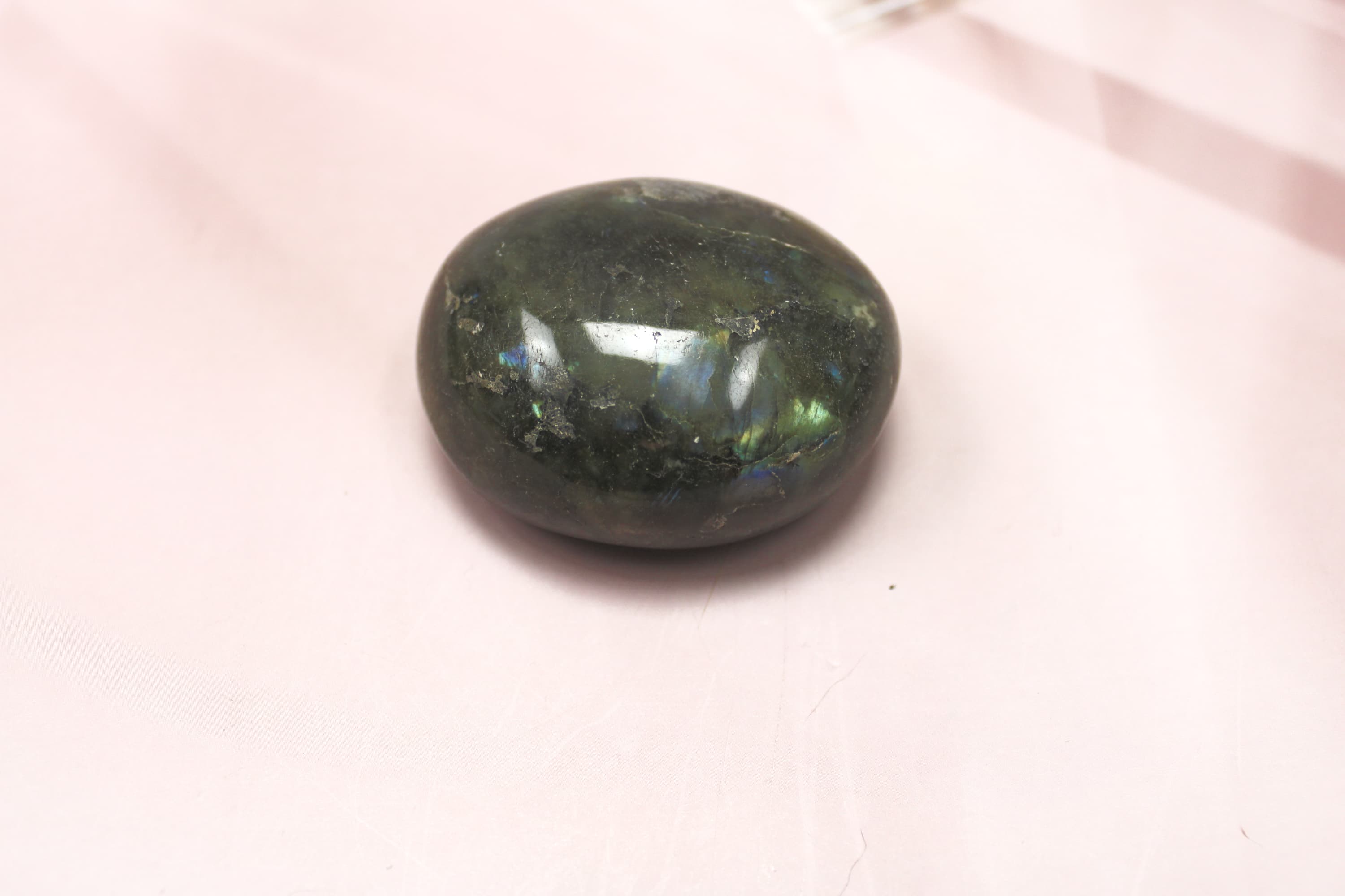 Medium Labradorite Palm Stone - Image 1