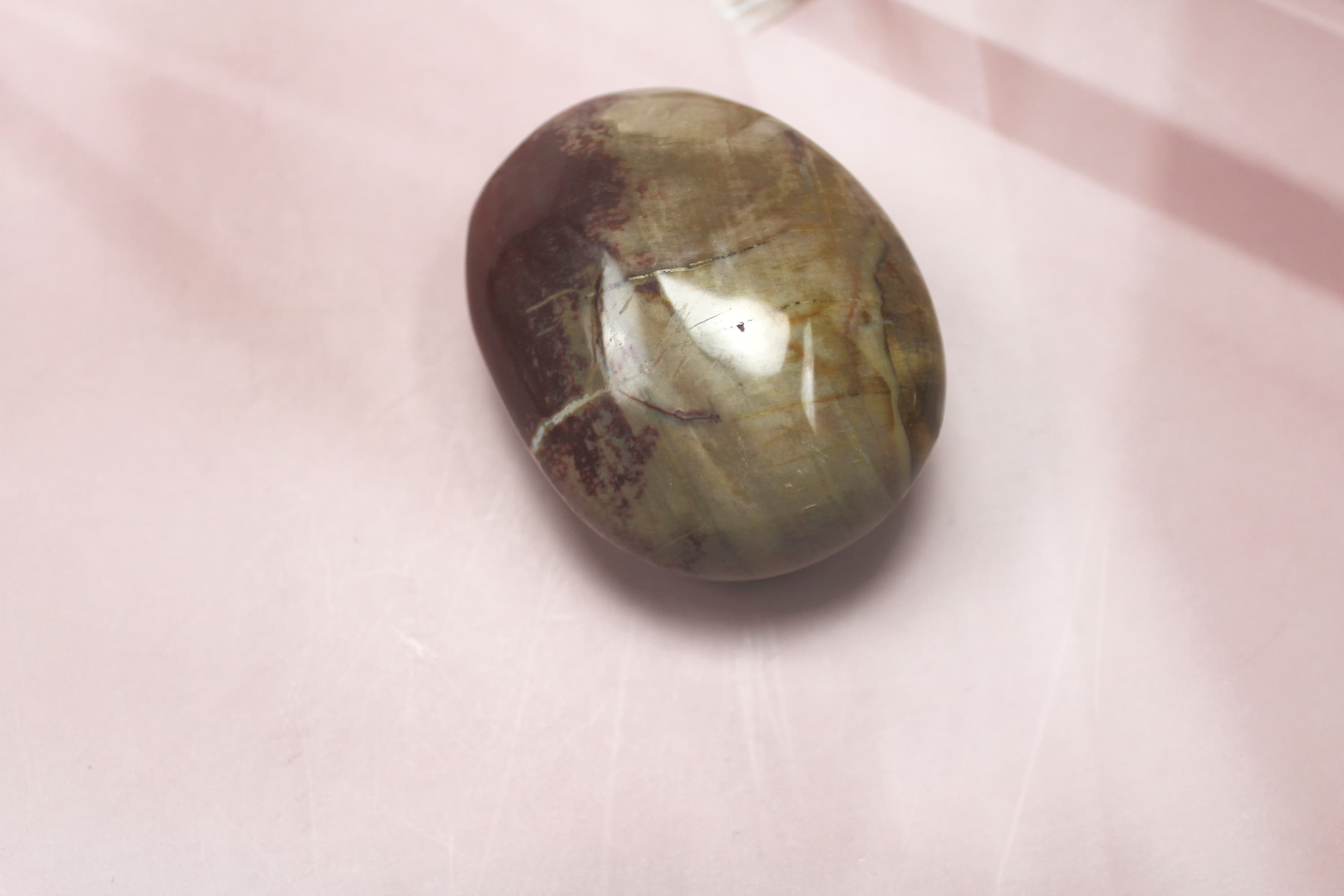 Large Mookaite Palm Stone