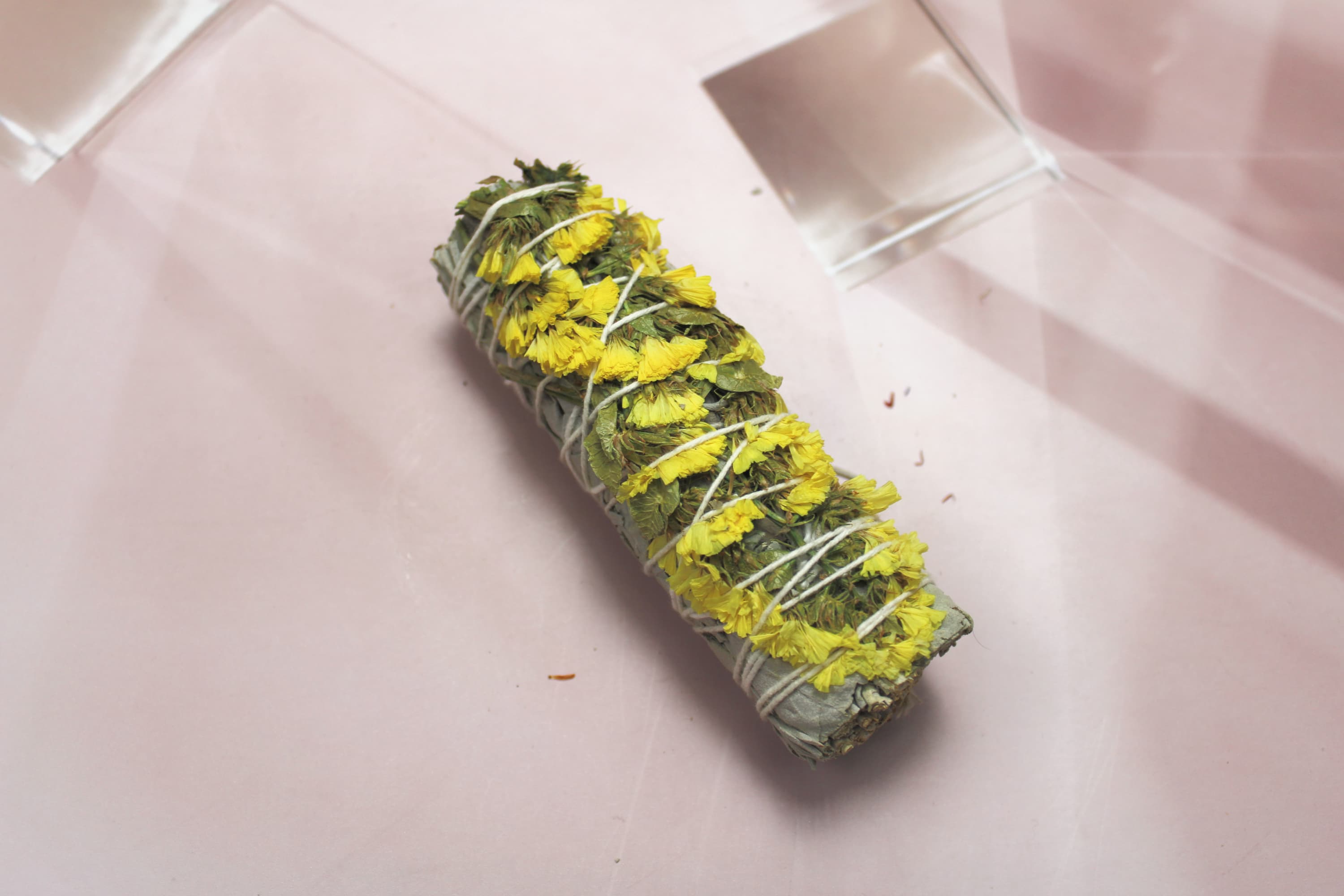 Yellow Sinvata and Sage Stick