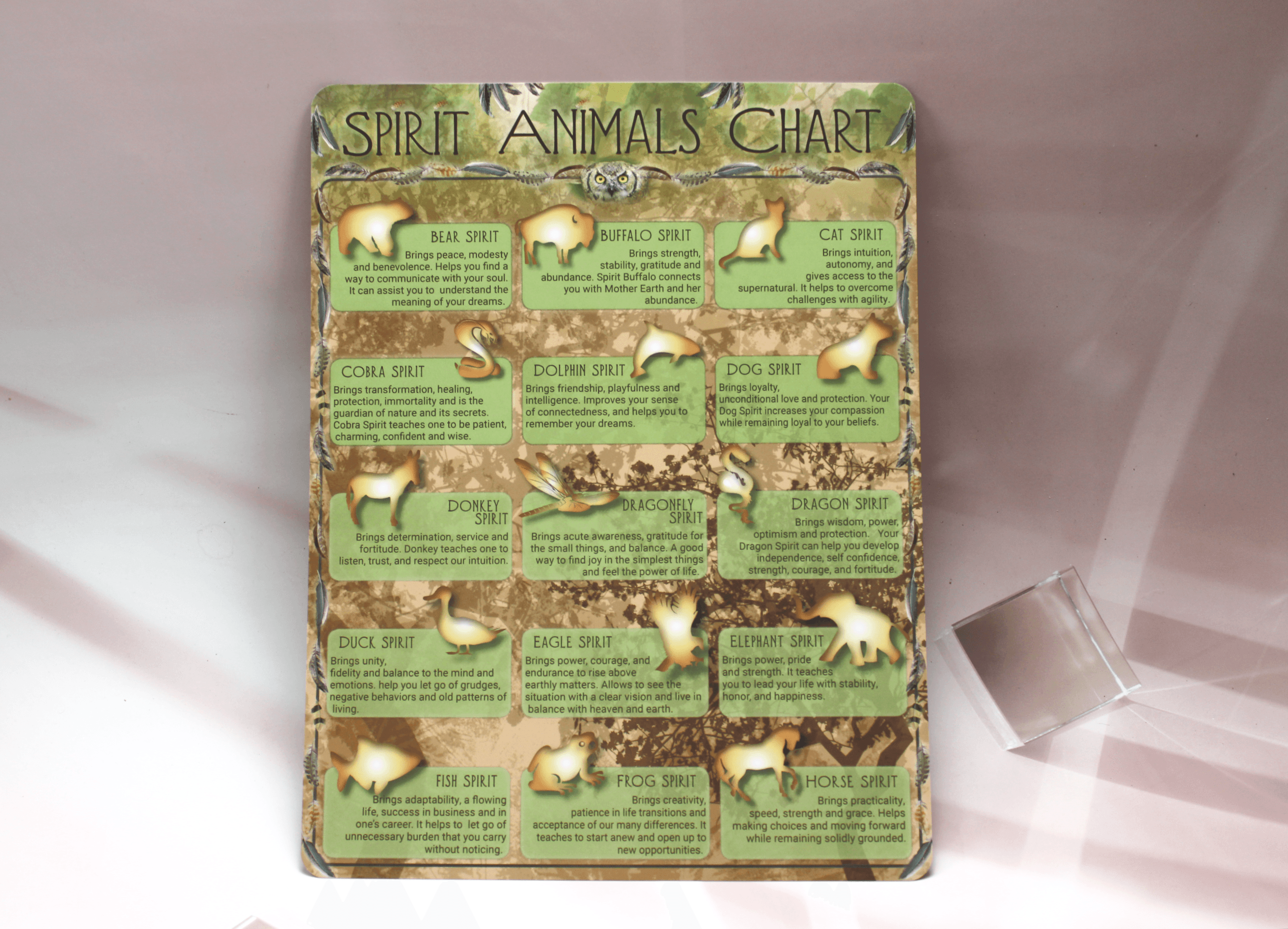 Spirit Animals Information Chart - Image 1