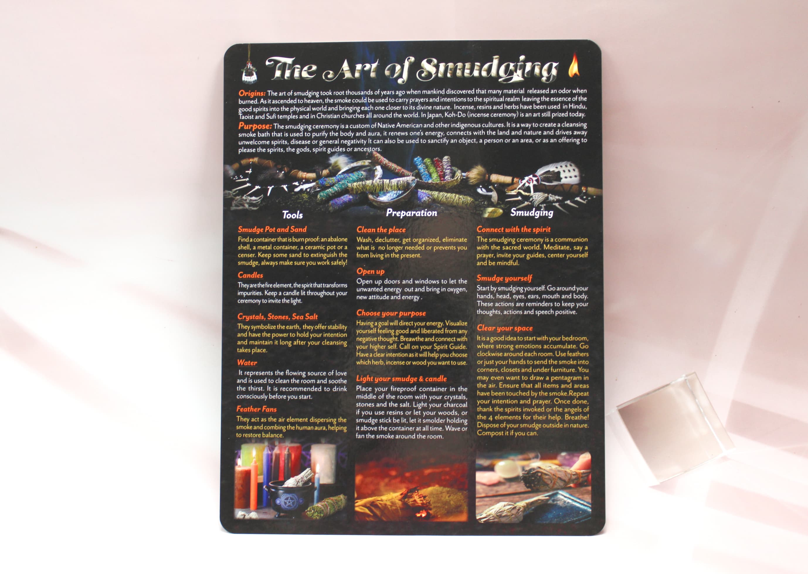 The Art of Smudging Information Chart - Image 1
