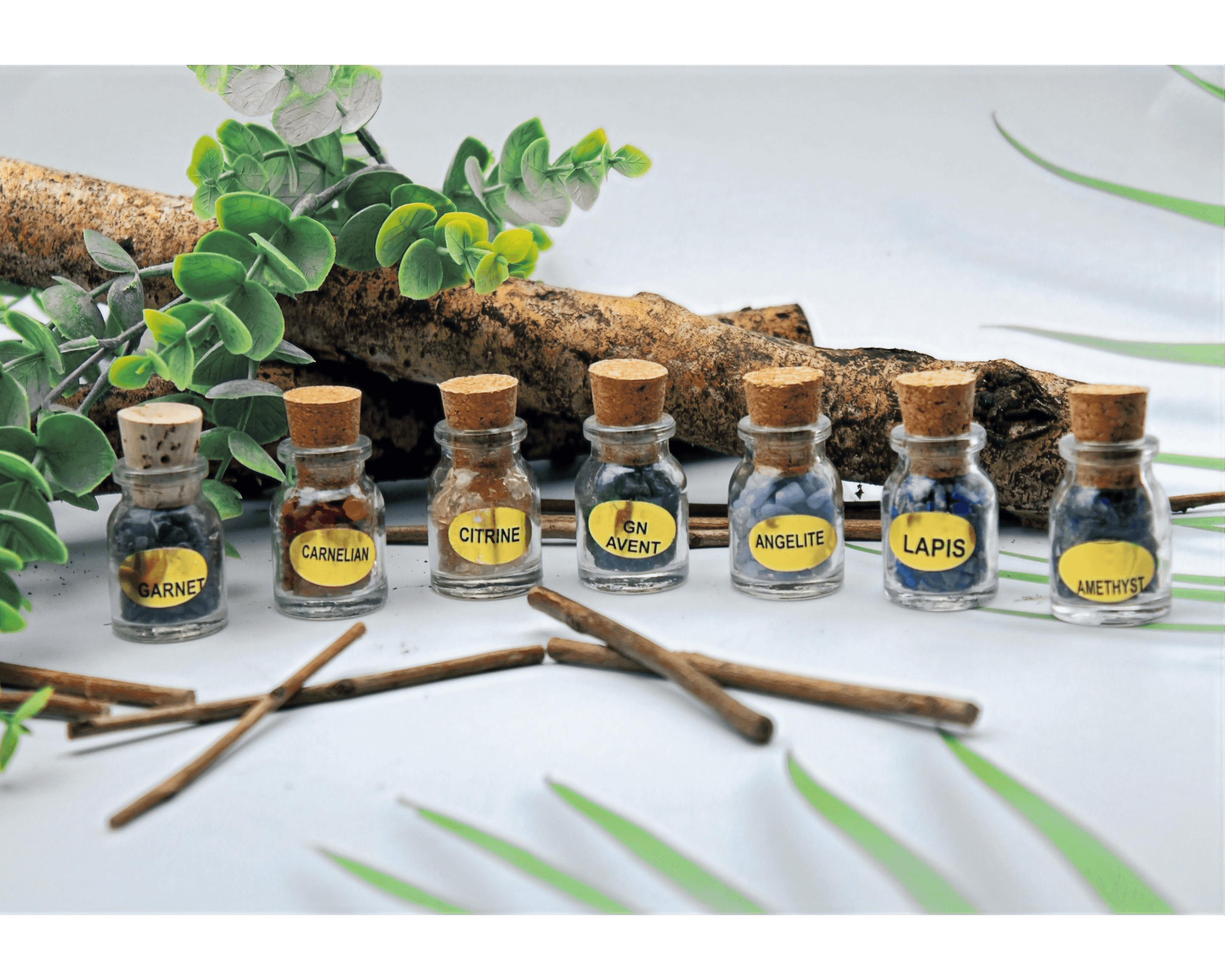 Mini Crystal Bottle Chip Set - Image 1