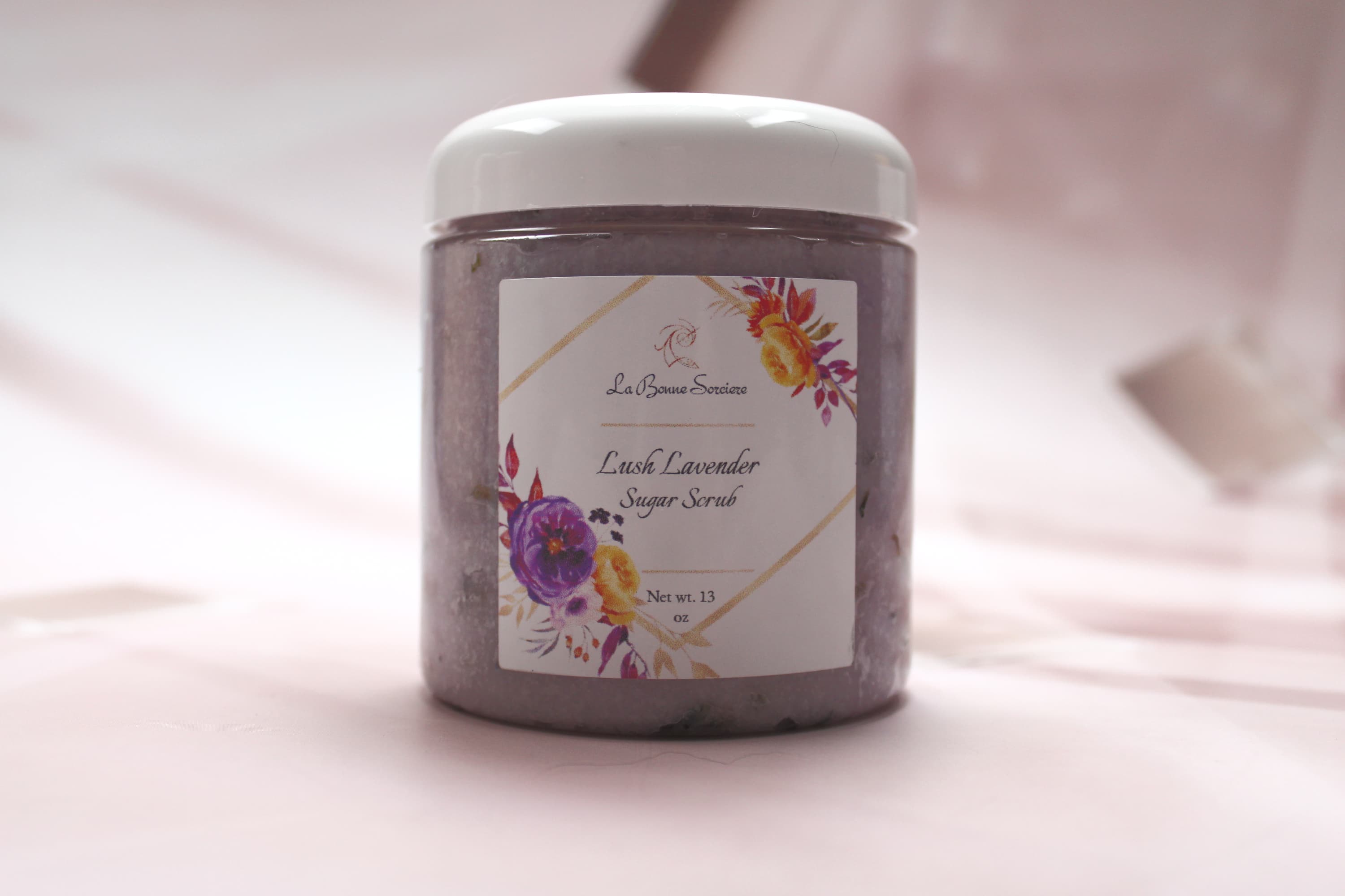 Hand Crafted Lush Lavender Sugar Scrub