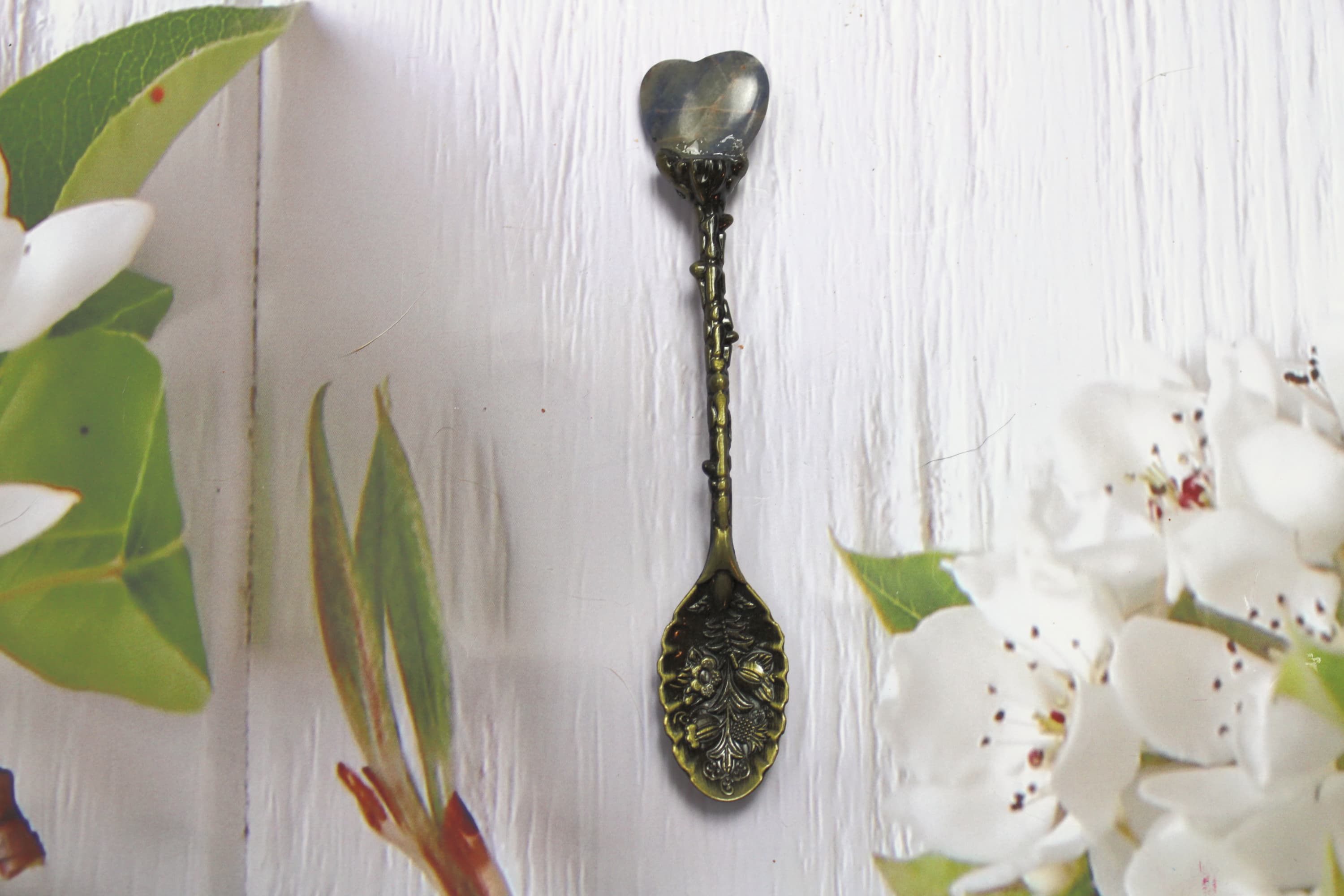 Antique Sodalite Crystal Spoon
