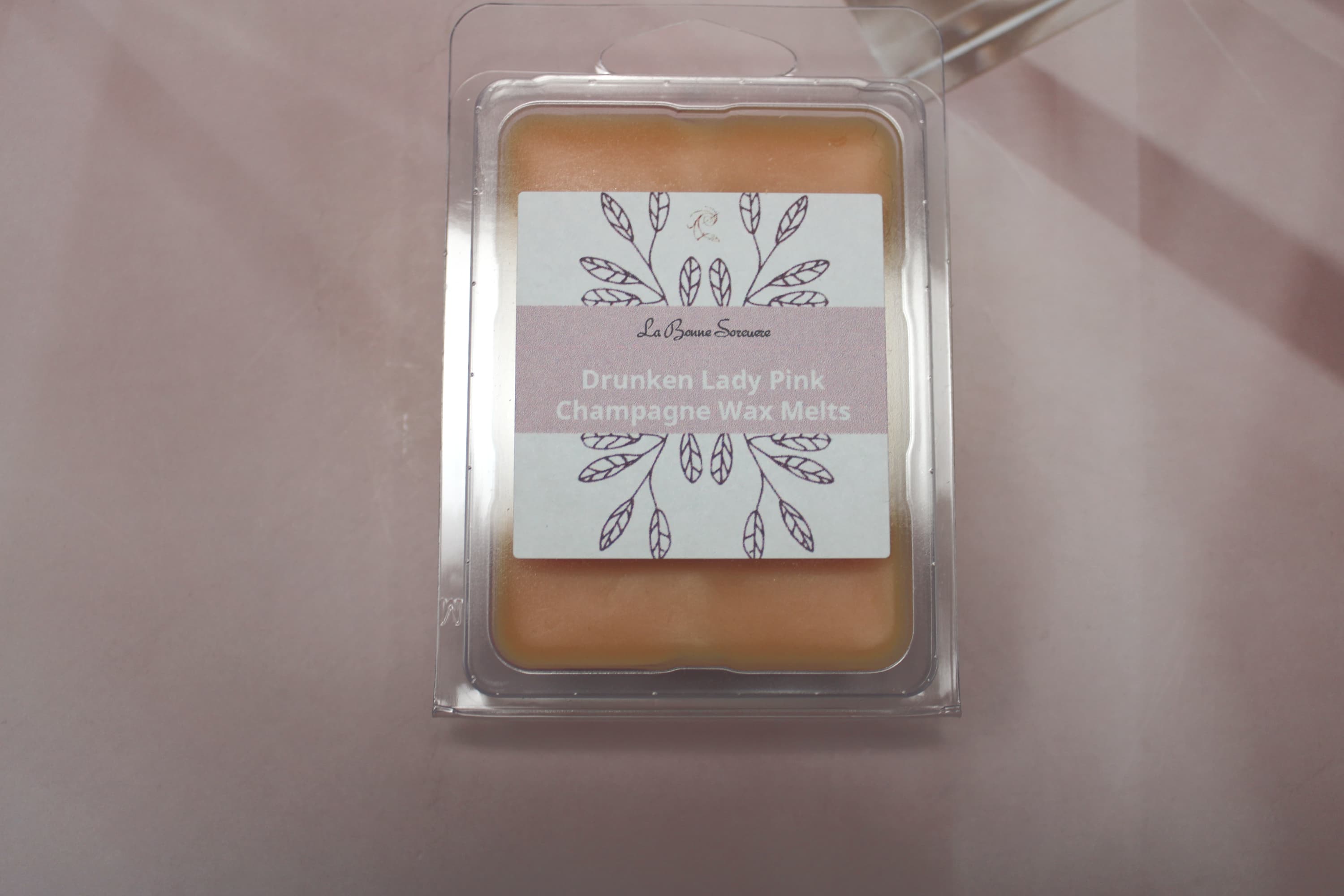 Drunken Lady Pink Champagne Wax Melts - Image 1
