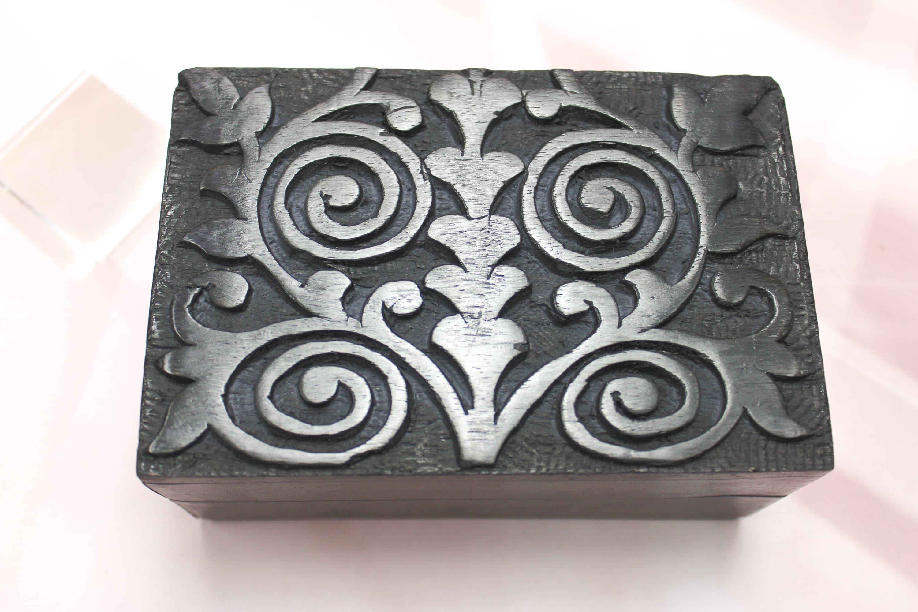 Spiral Tree of Life Wooden Box for Tarot Decks or Trinkets - Image 1