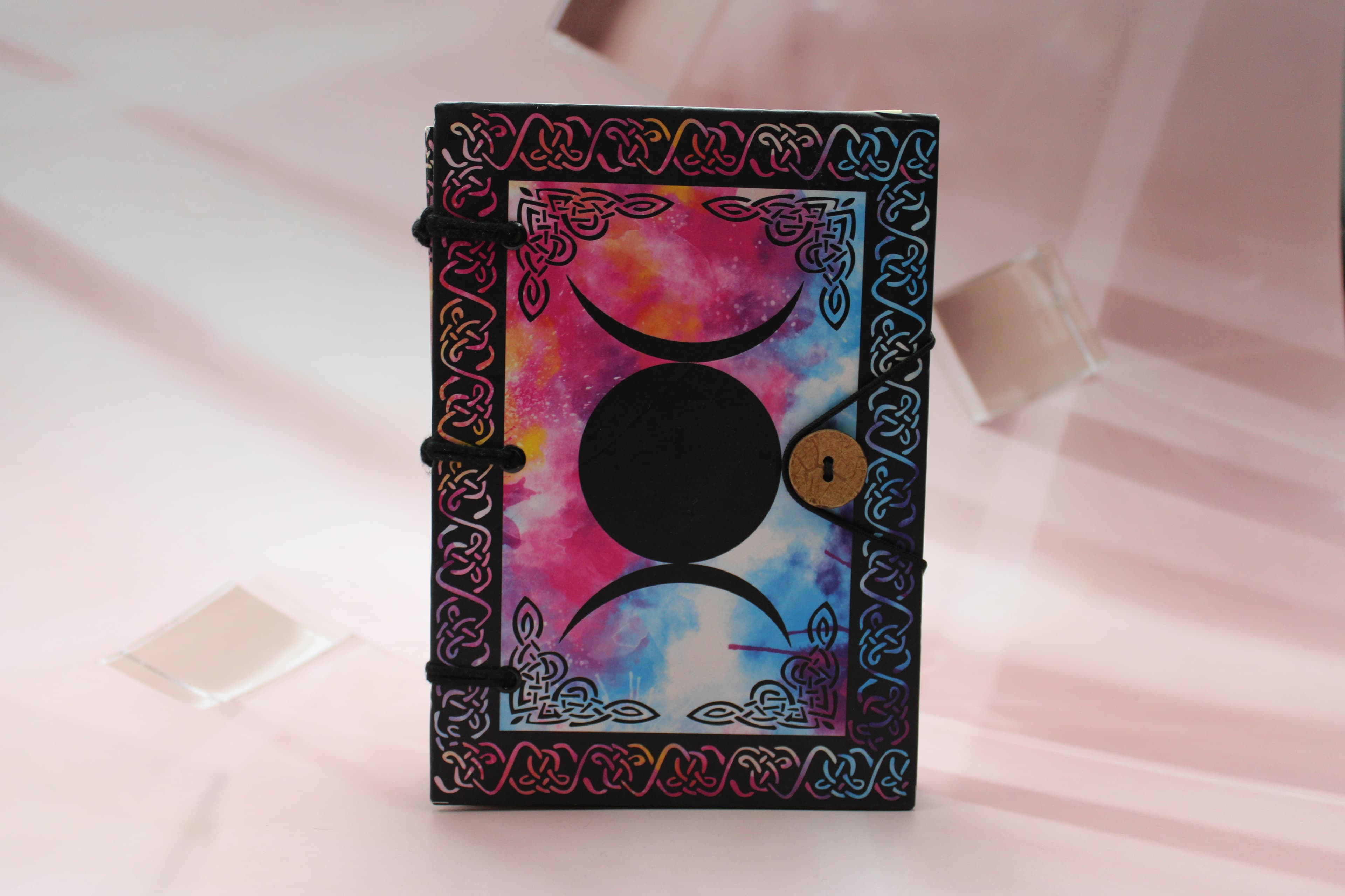 Organic Recycled Paper Triple Moon Journal - Image 1