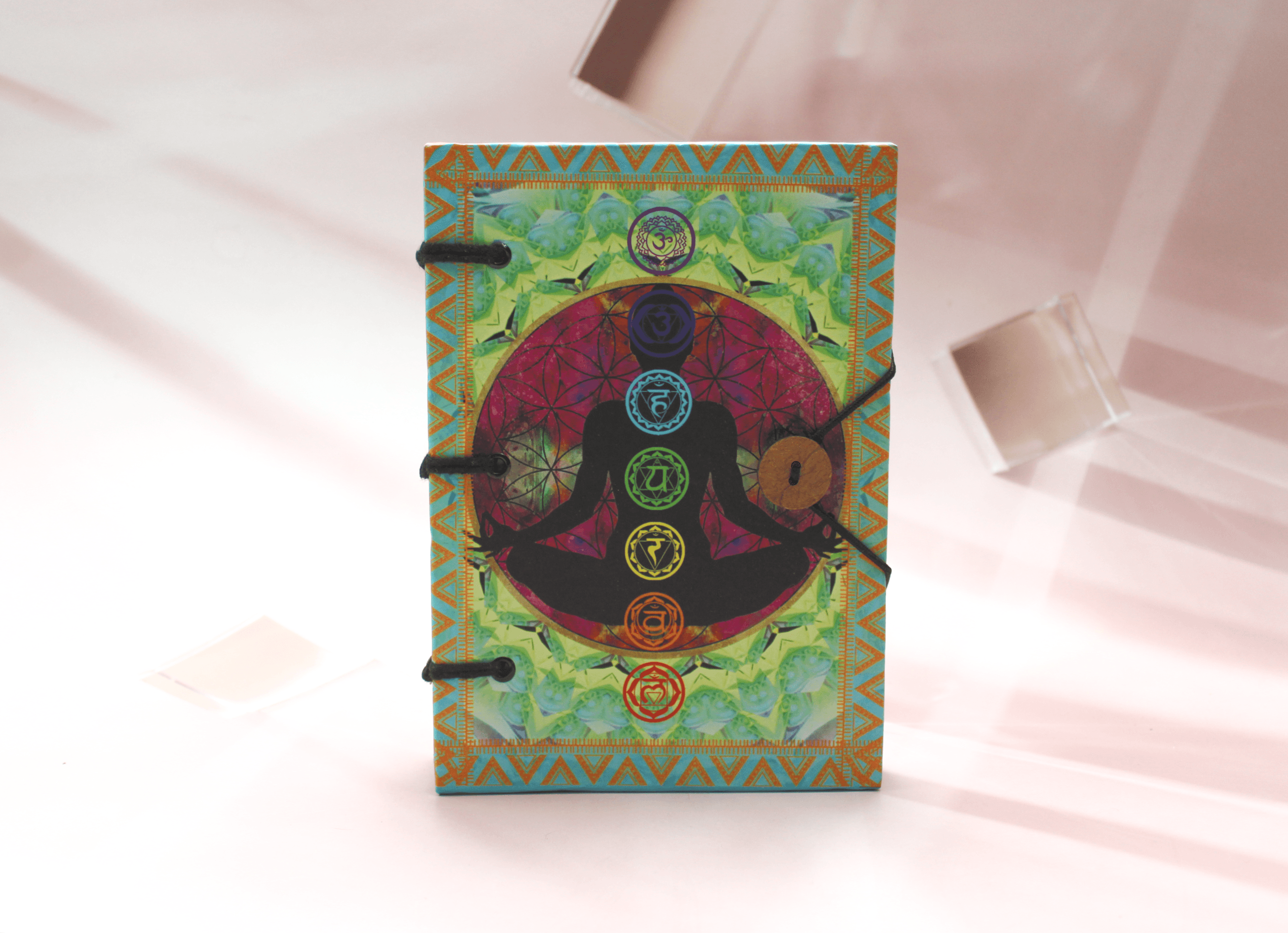 Organic Recycled Paper 7 Chakra Journal - Image 1