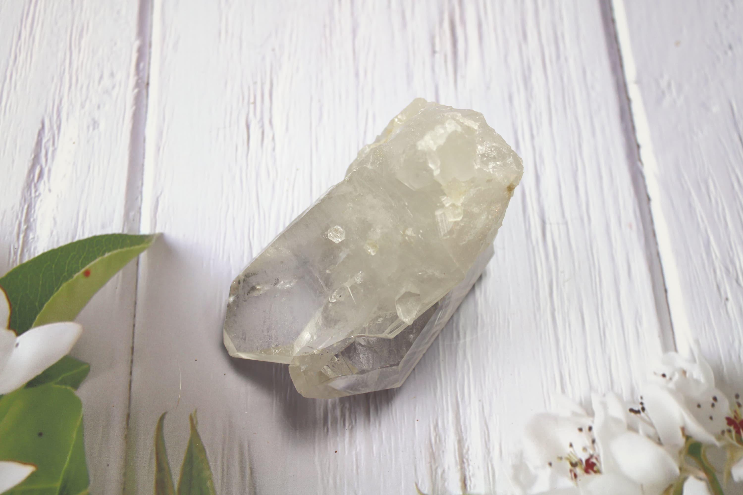 Clear Quartz Cluster Points – Medium