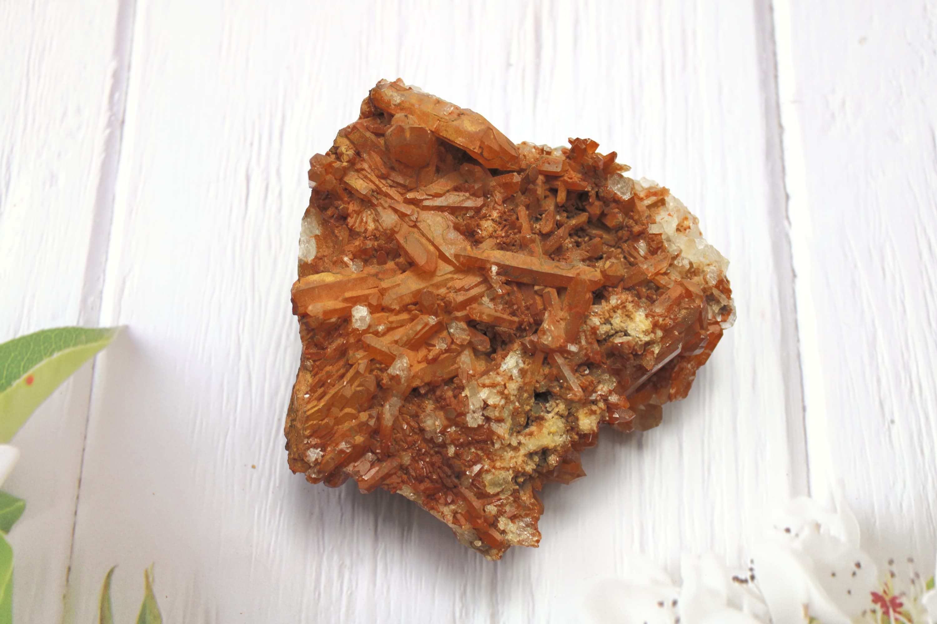 Tangerine Quartz Cluster – Large A - Image 1