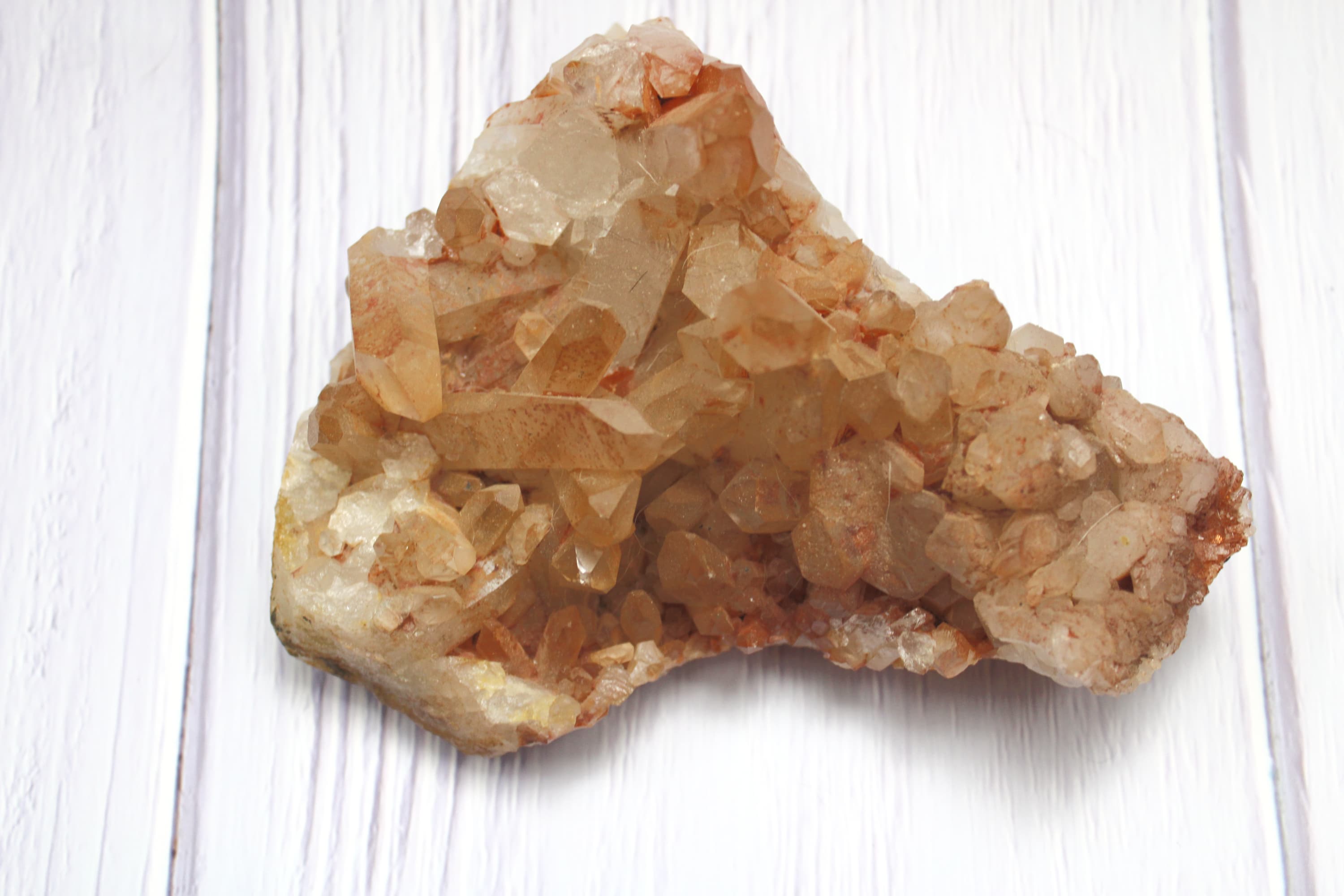 Tangerine Quartz Cluster – Large B
