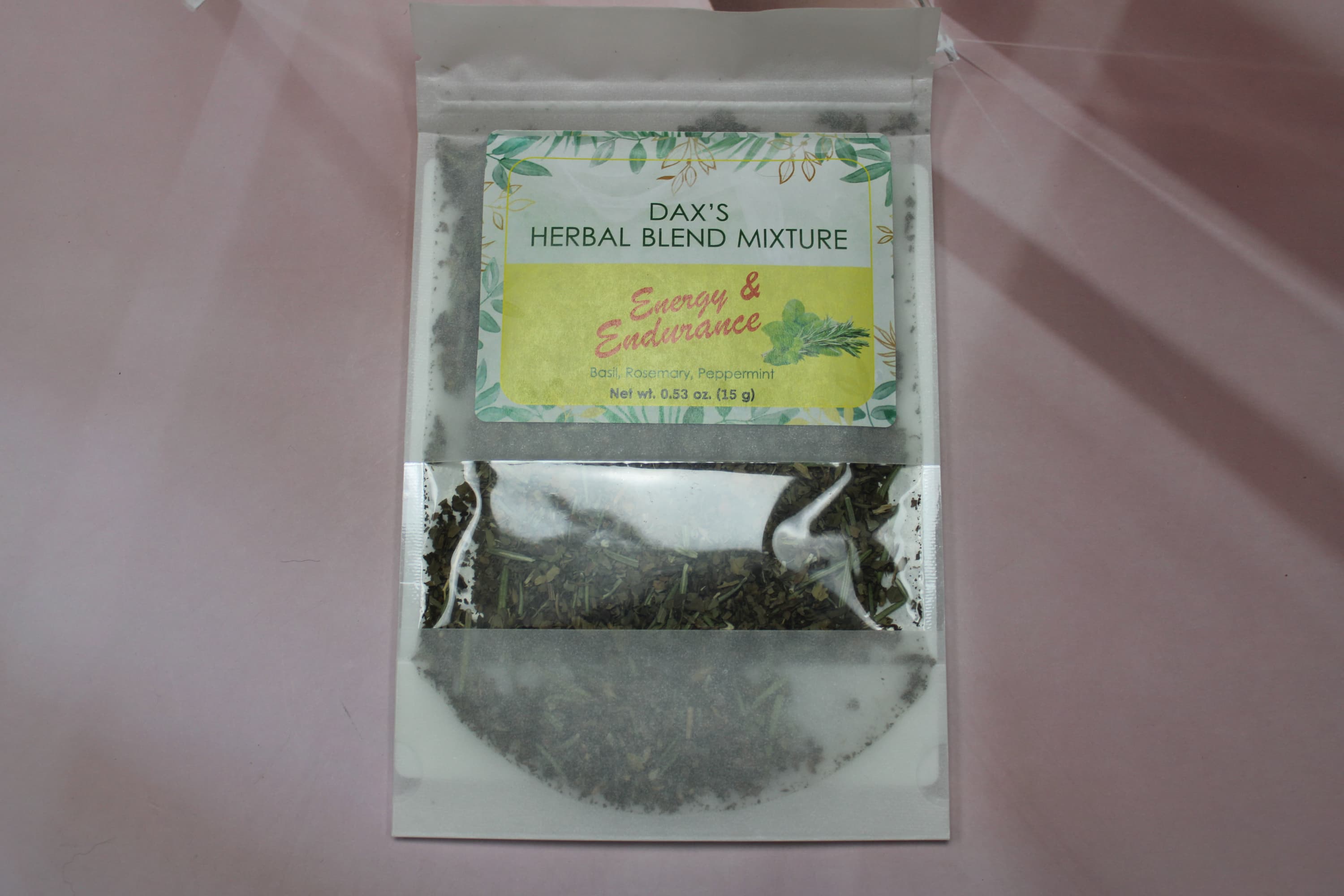Dax's Energy & Endurance Natural Herbal Blend for Smoking - Image 1