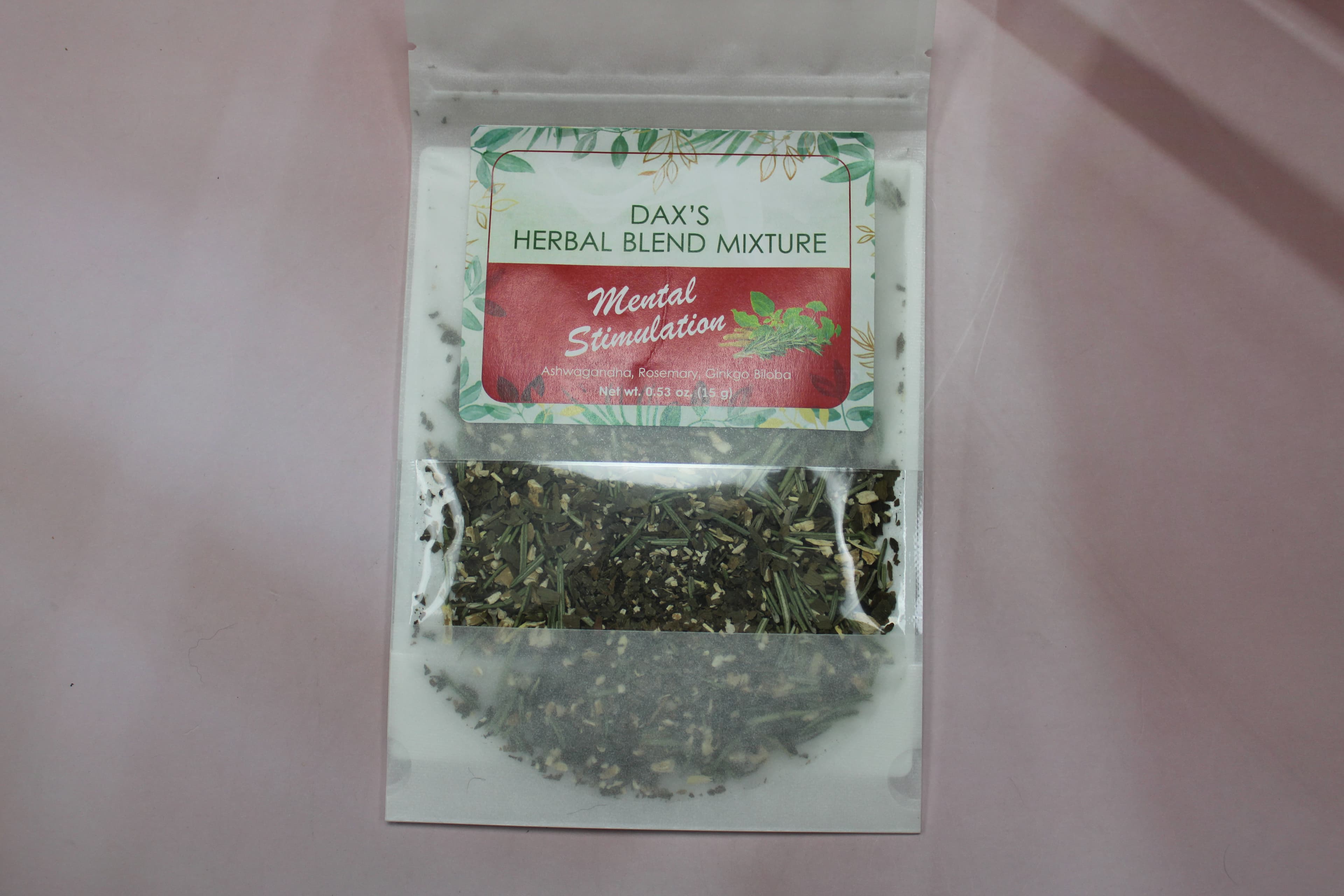 Dax's Mental Stimulation Natural Herbal Smoking Blend