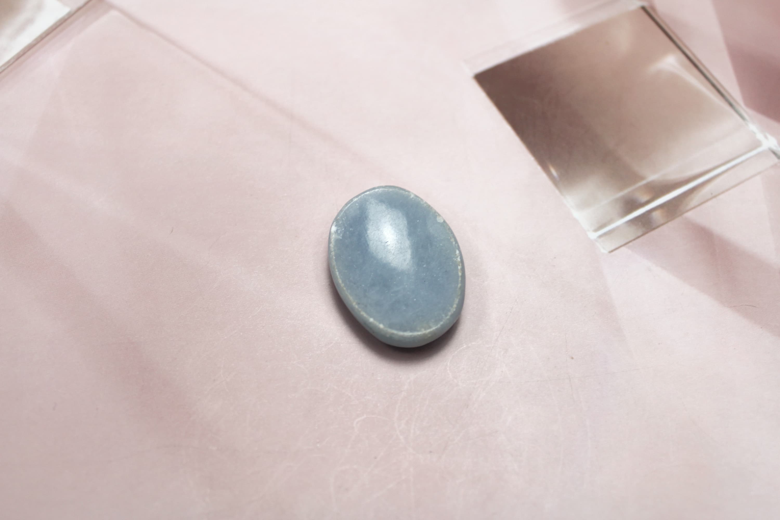 Angelite Worry Stone
