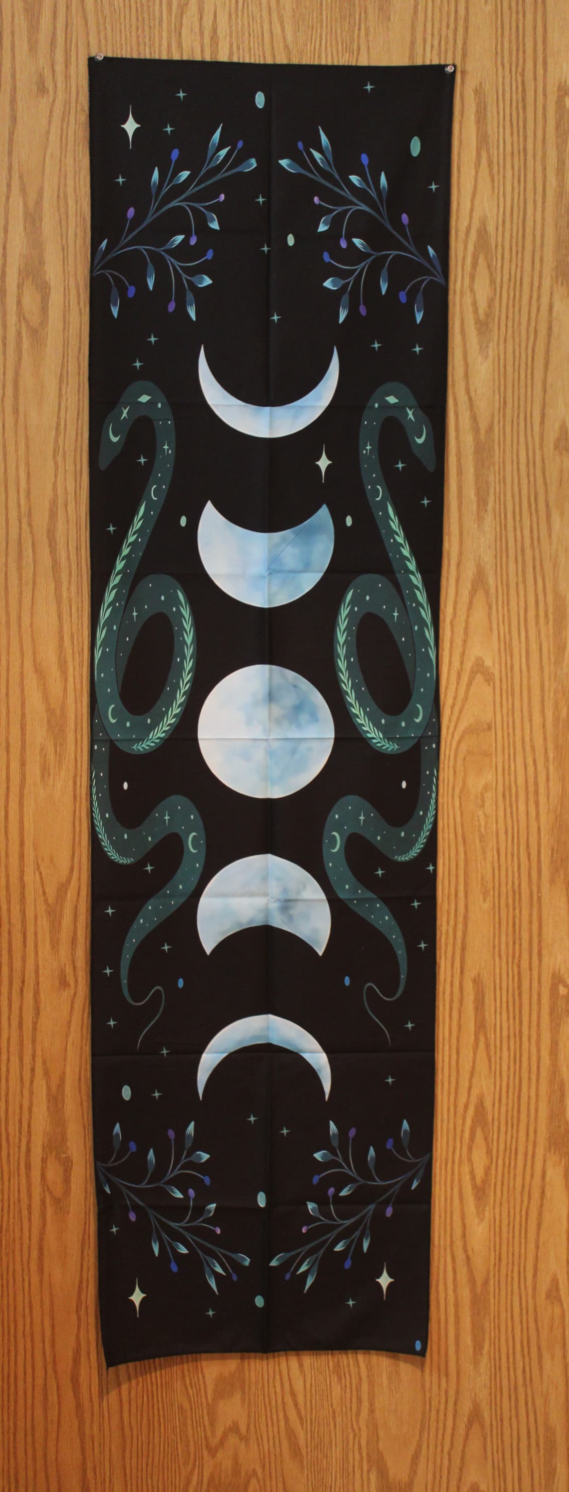 Moon Phase with Serpents Altar Cloth/Tapestry