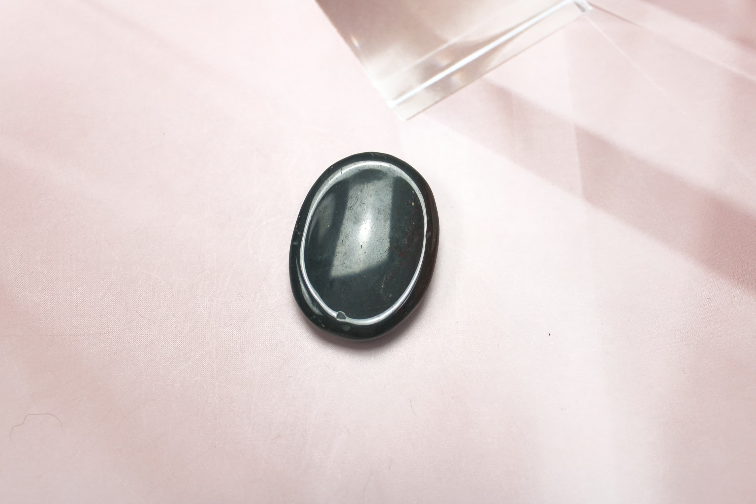 Bloodstone Worry Stone