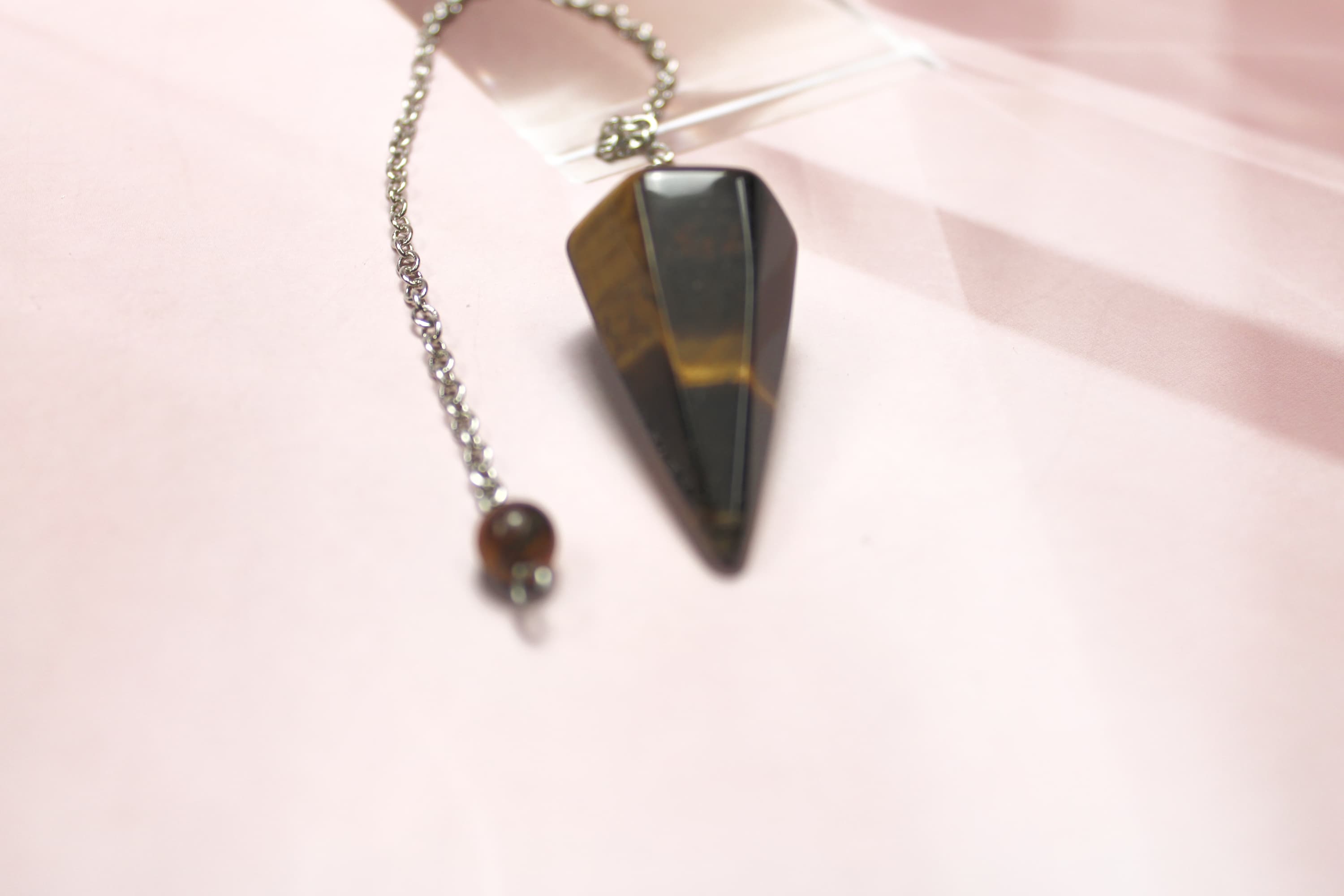 Tiger's Eye Pendulum