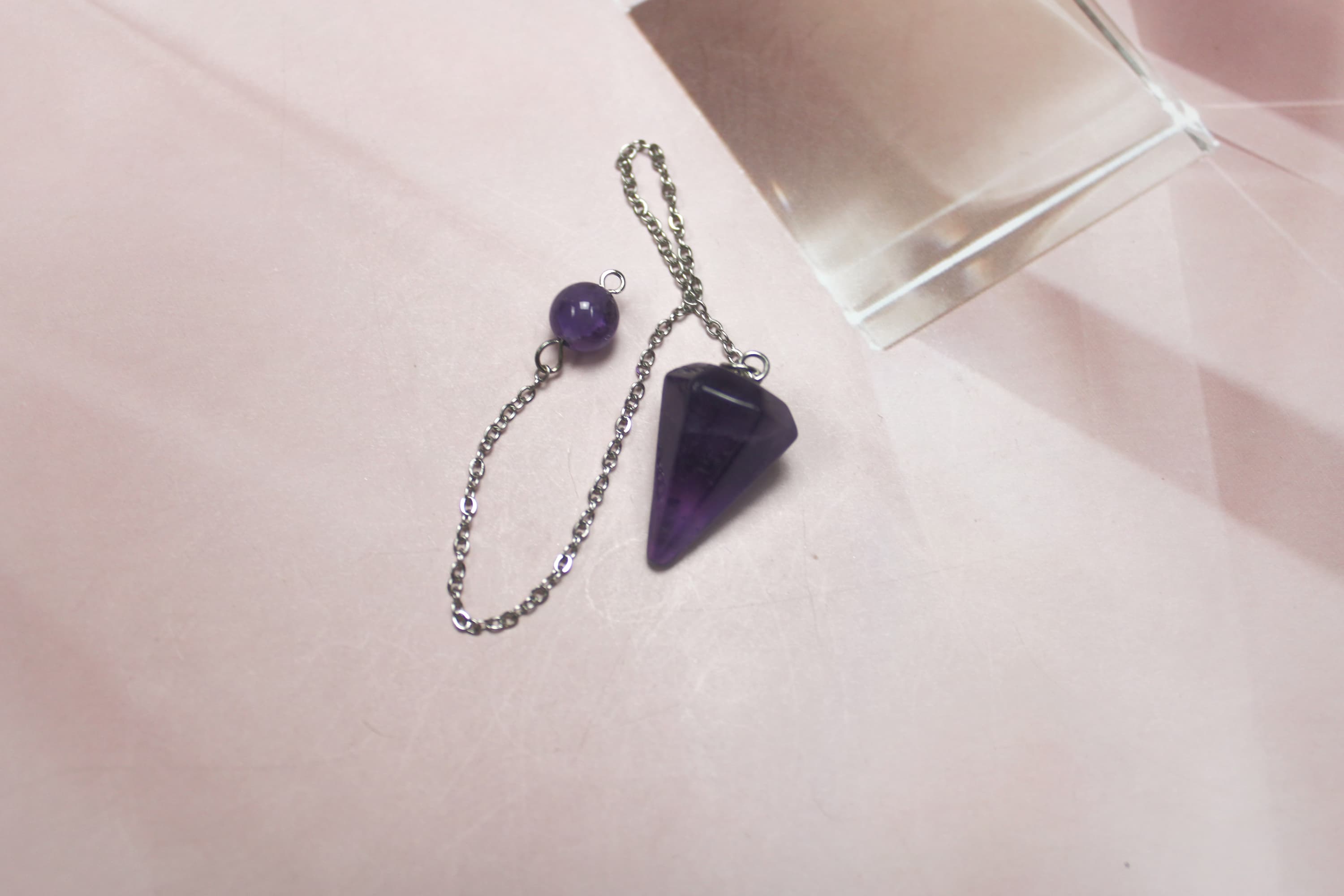Mini Amethyst Pendulum - Image 1