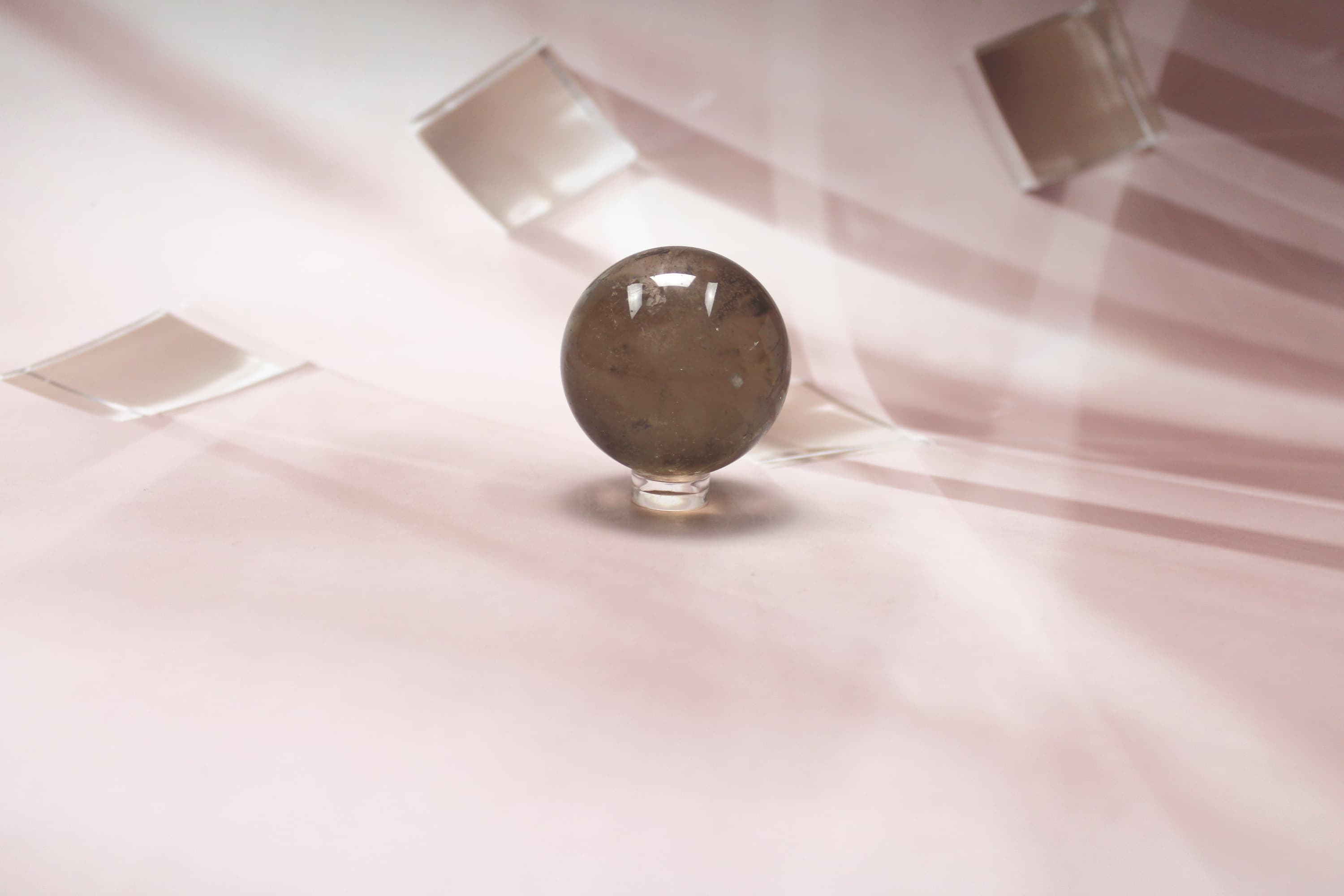 8mm Smoky Quartz Sphere - Image 1