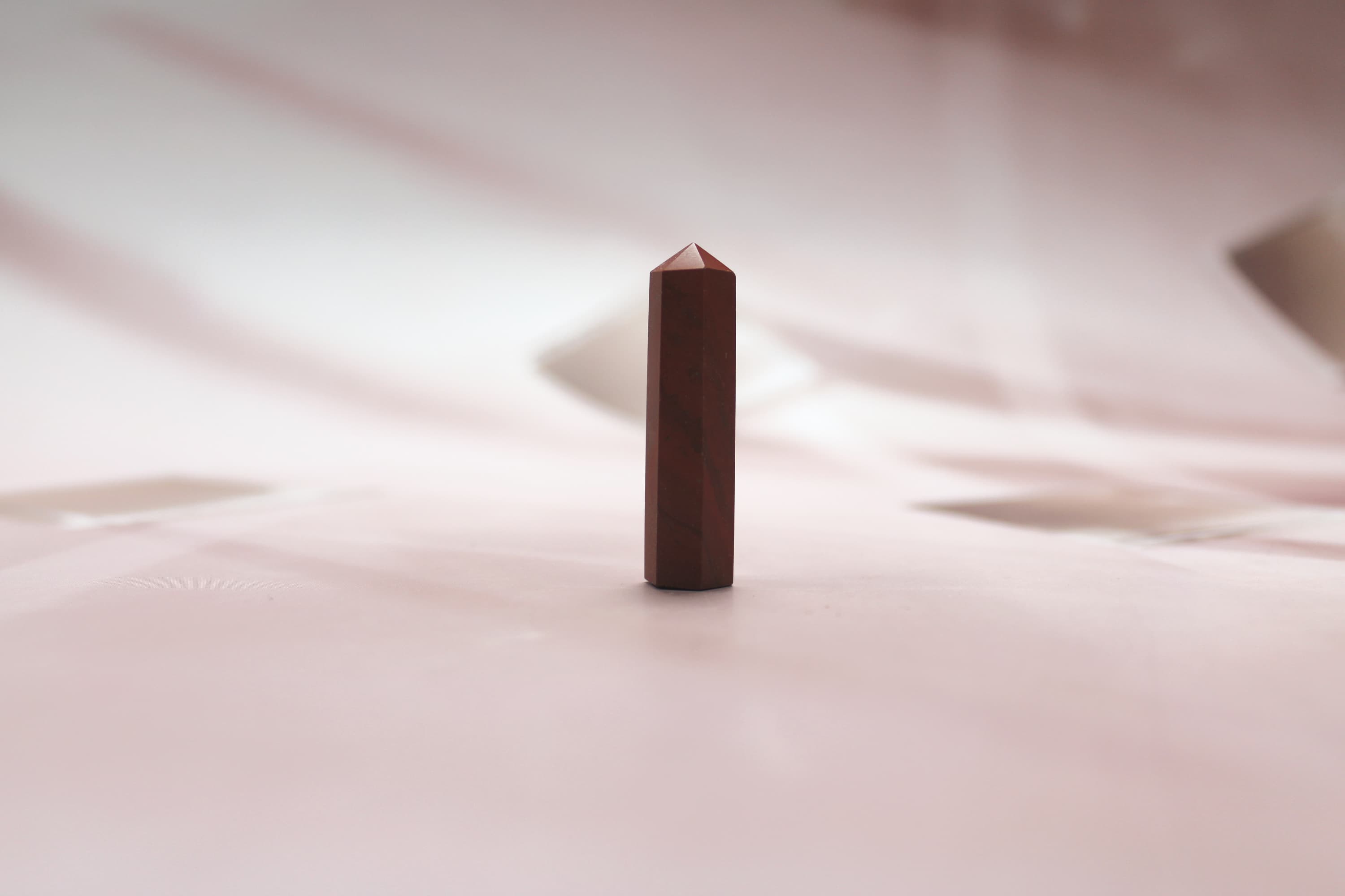 1" Carnelian Mini Pencil Point Tower - Image 1