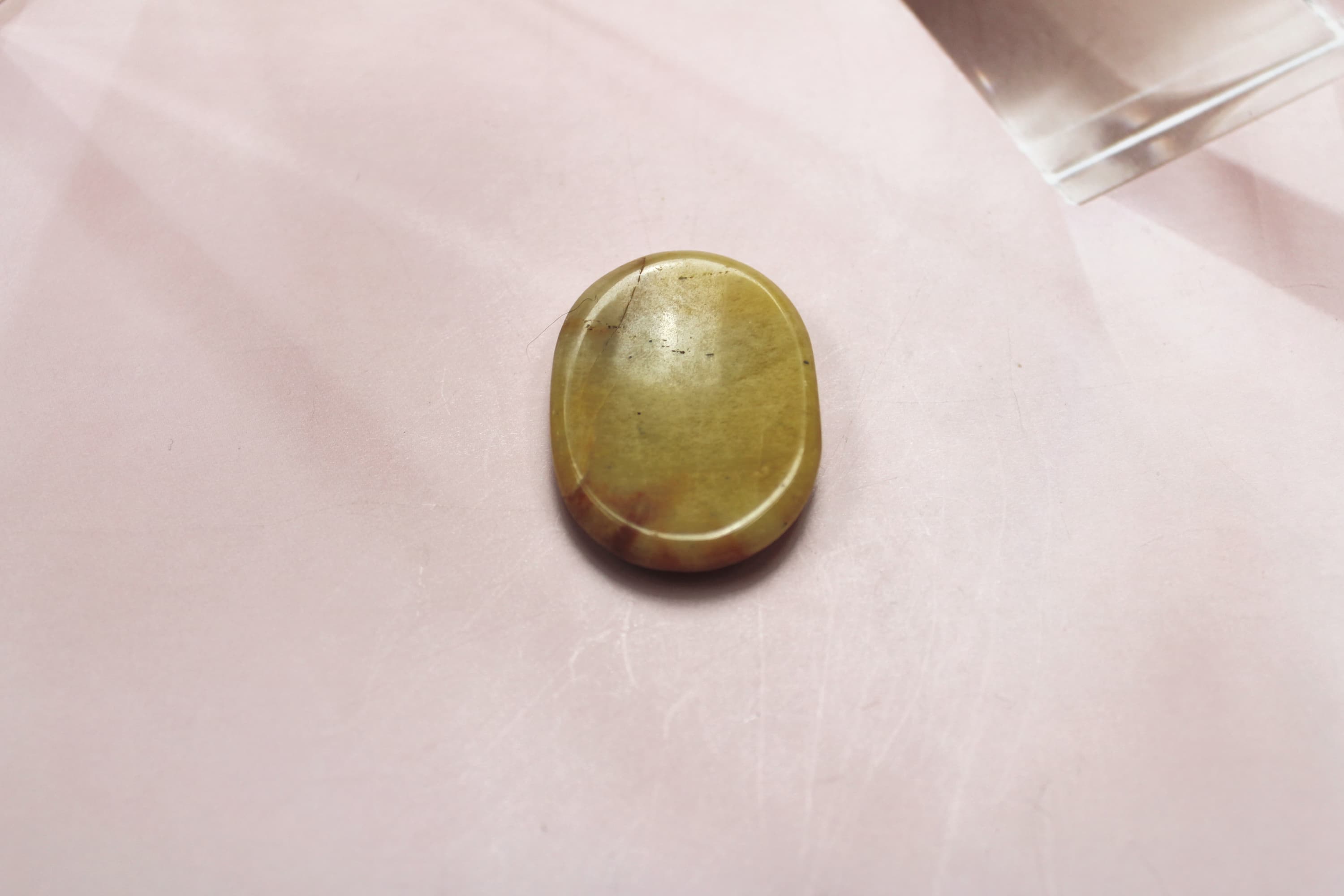 Yellow Jasper Worry Stone - Image 1