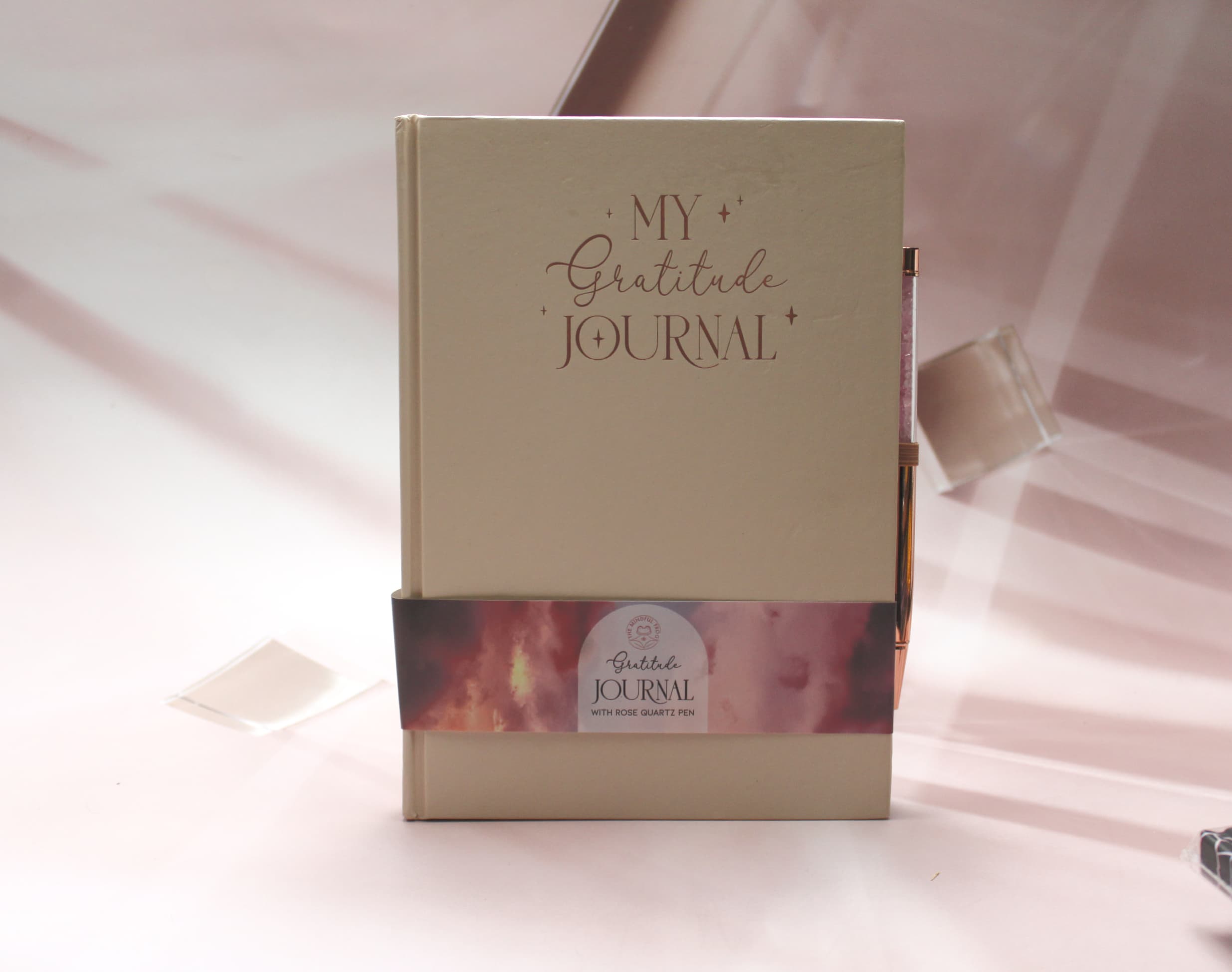 My Gratitude Journal with Rose Quartz Pen - Image 1