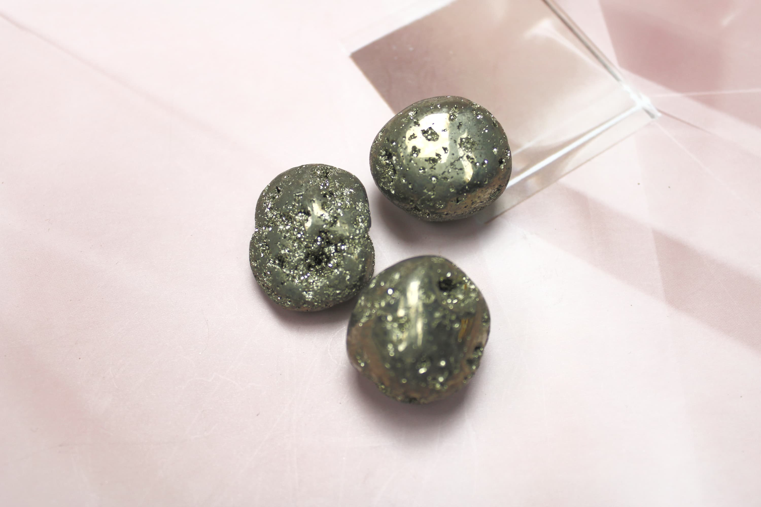 Round Pyrite Nugget Tumbles - Image 1