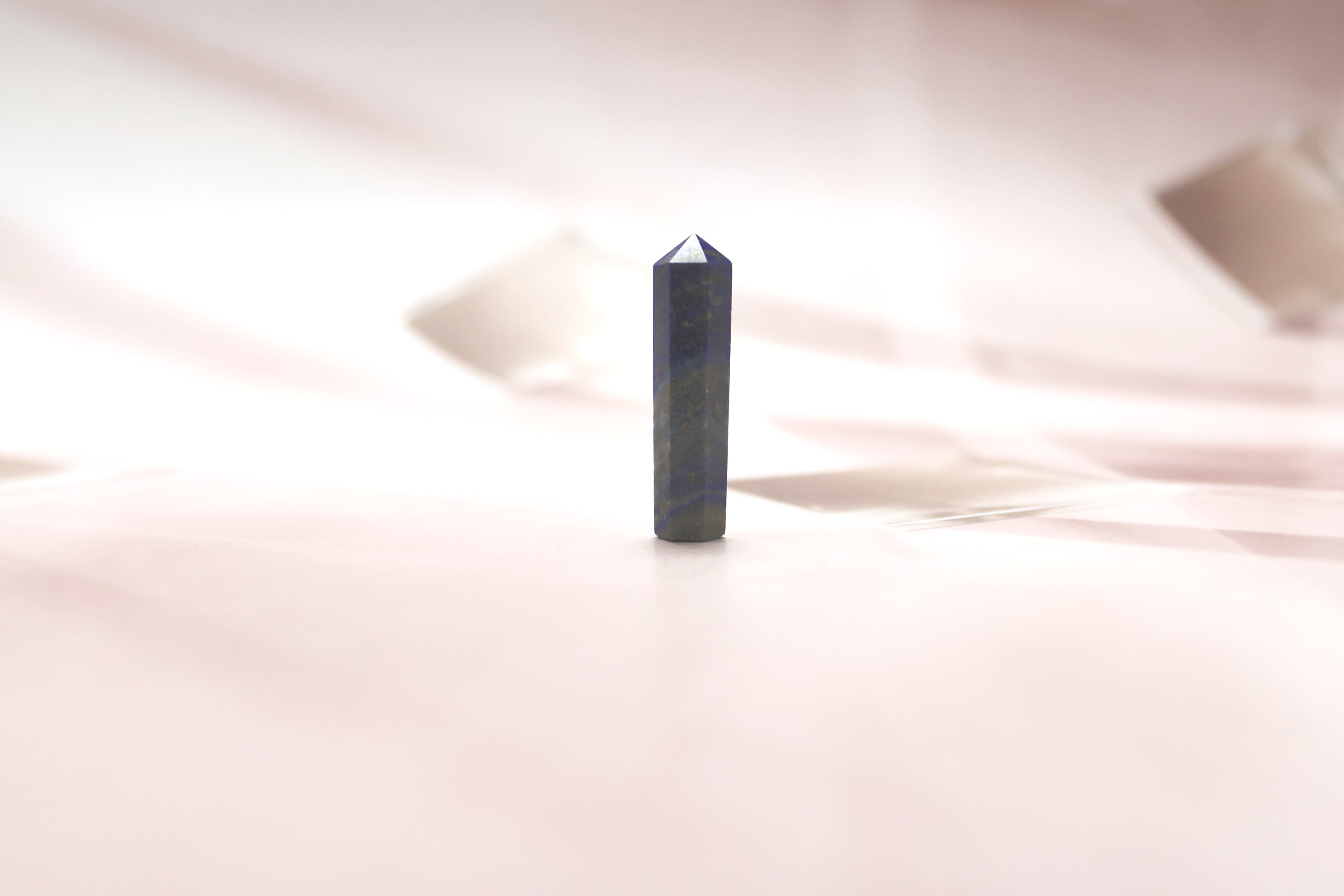 1" Lapis Lazuli Mini Pencil Point Tower - Image 1