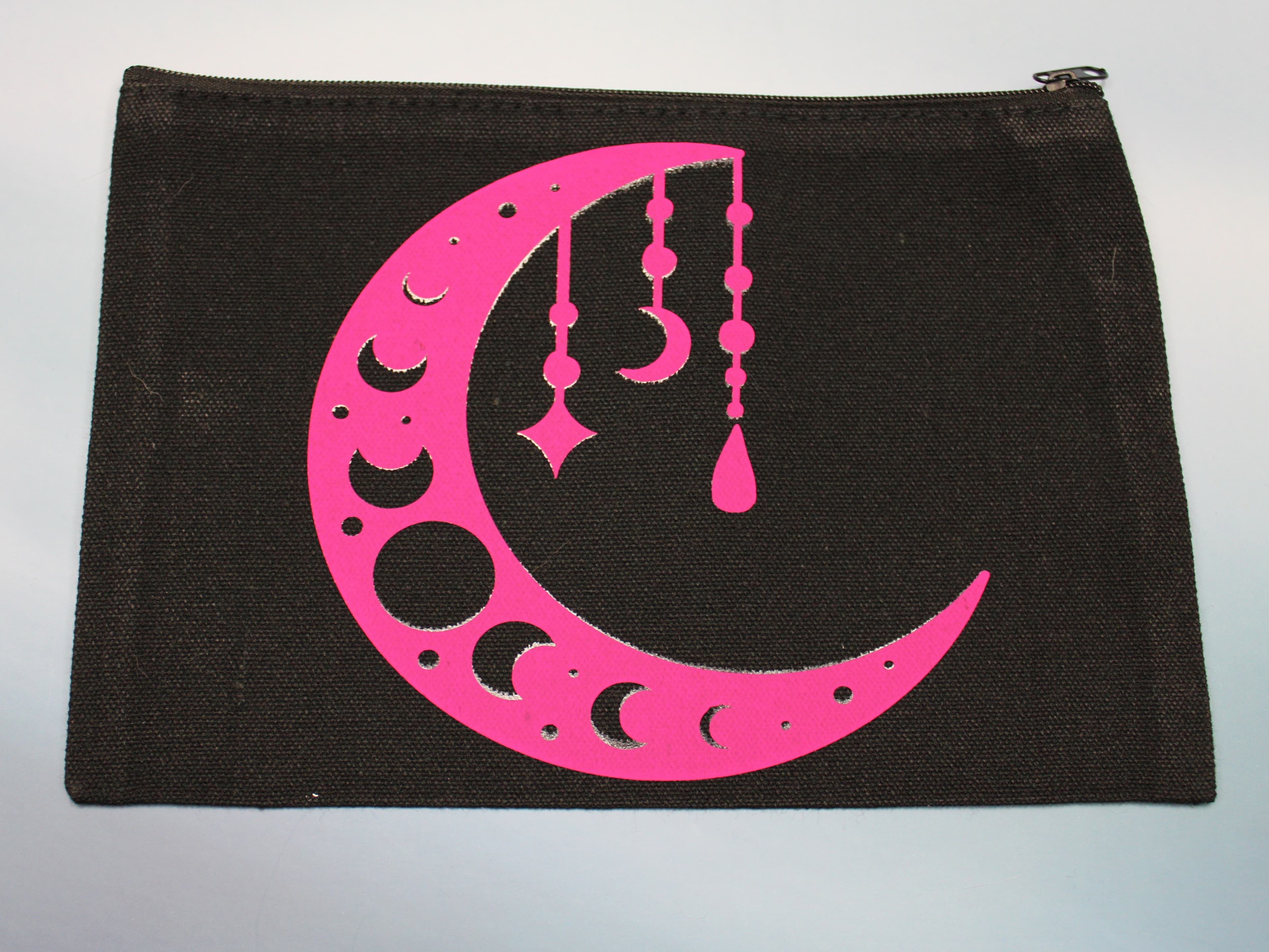 Crescent Moon Phase Cosmetic Bag