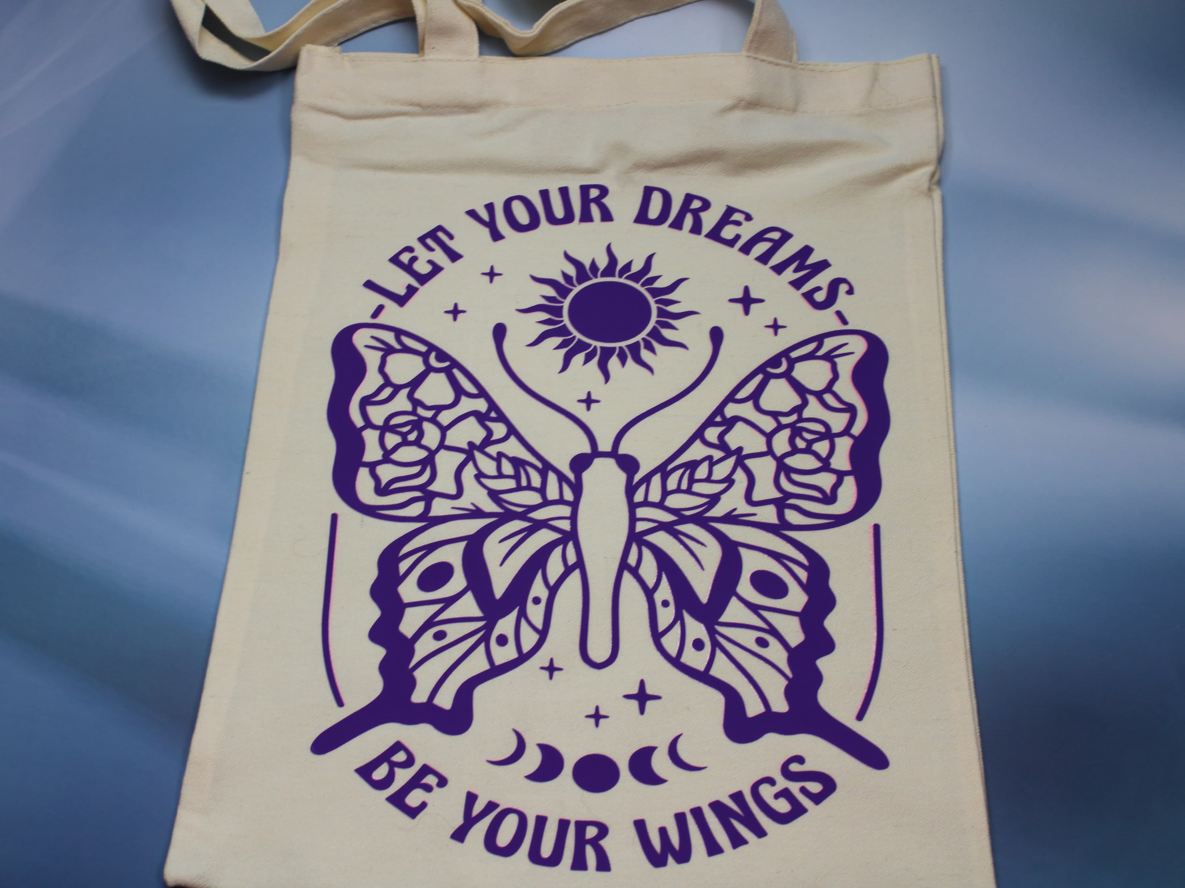 Let Your Dreams Be Your Wings Tote Bag - Image 1