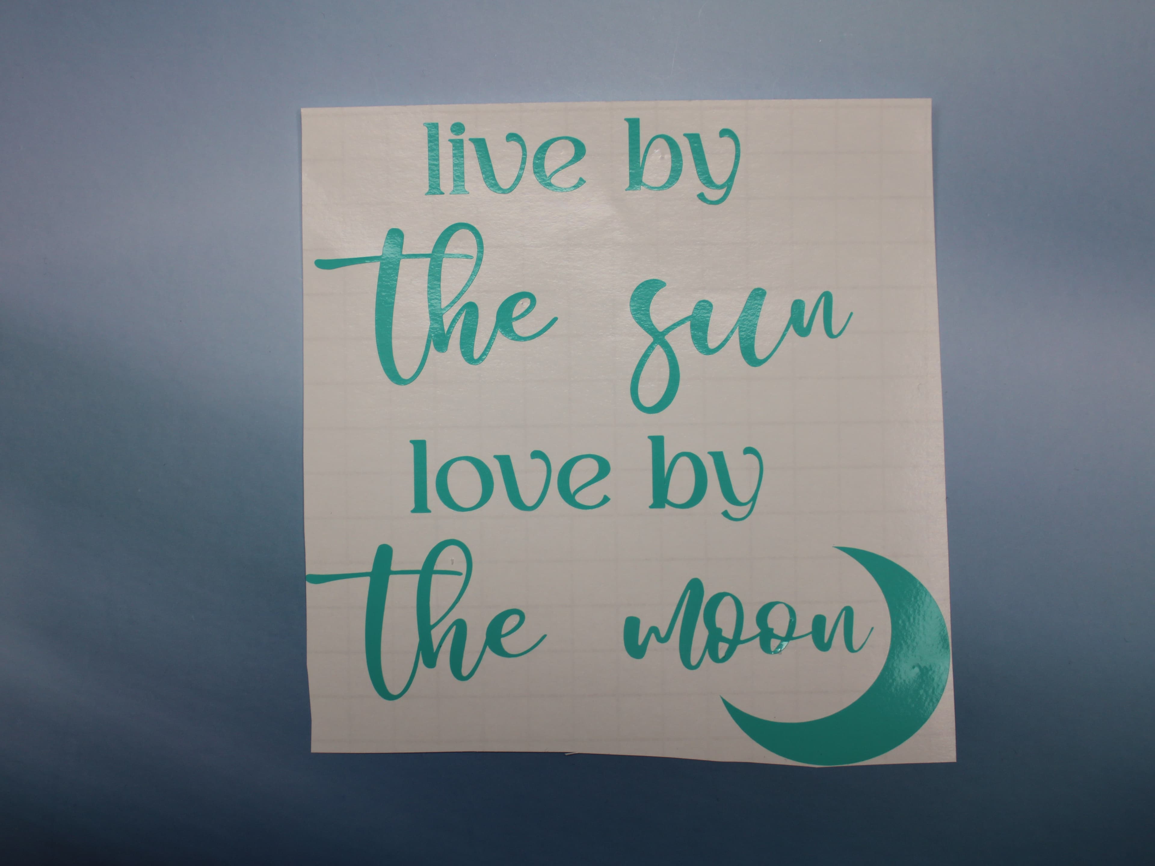 Live by the Sun Love by the Moon Decal - Image 1