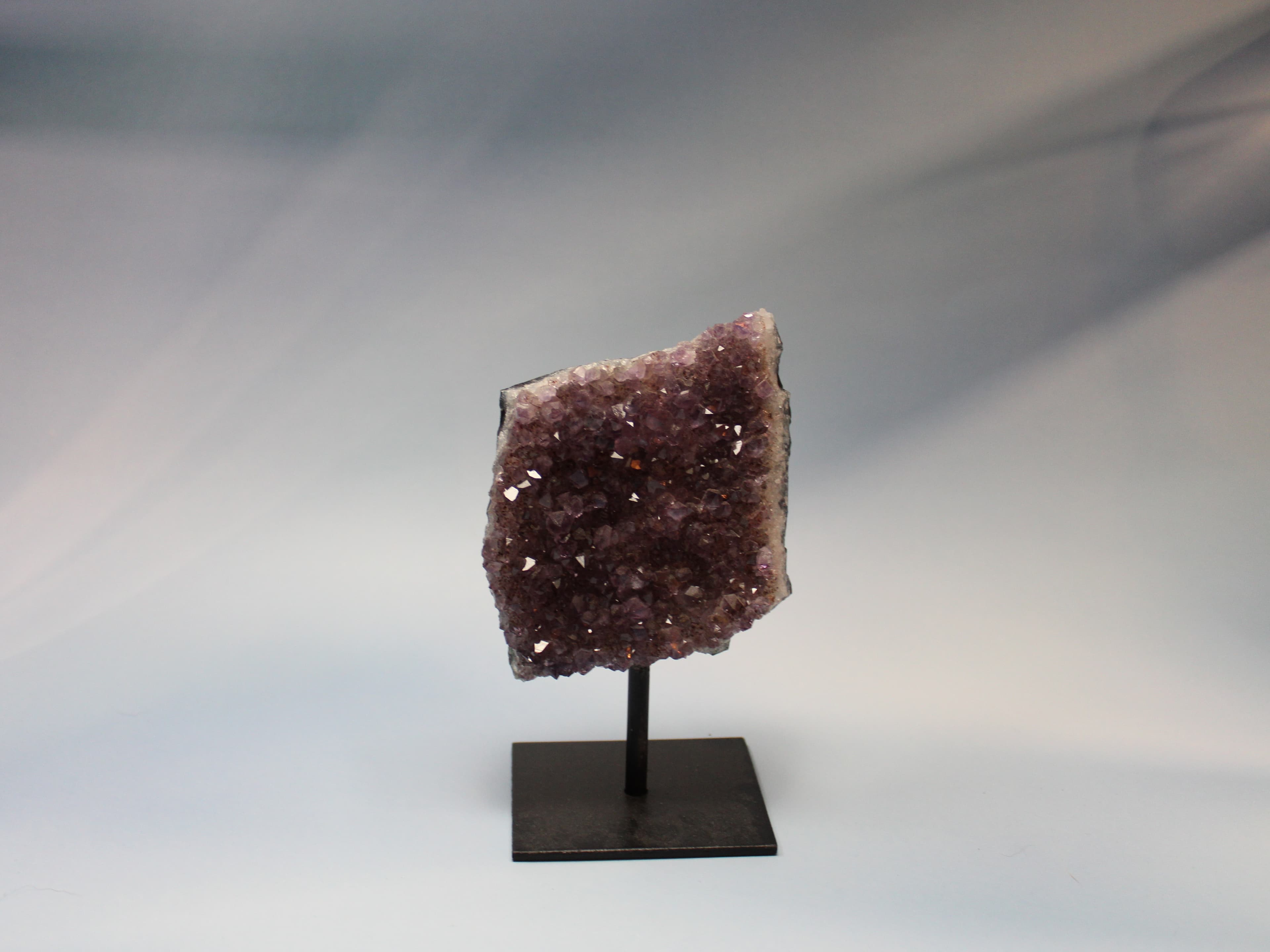 Amethyst Crystal Cluster on a Stand