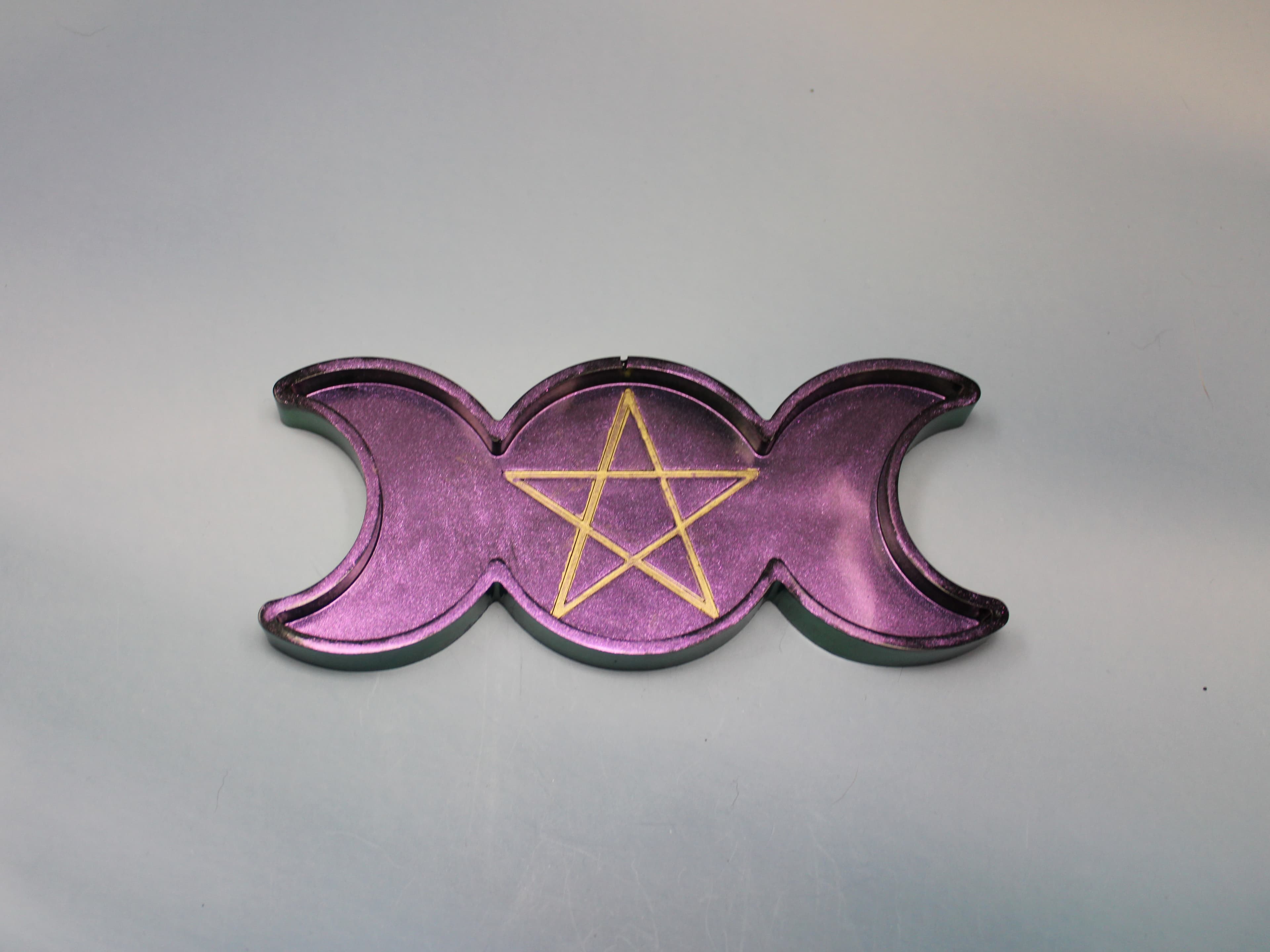 Triple Moon Resin Trinket Dish - Image 1