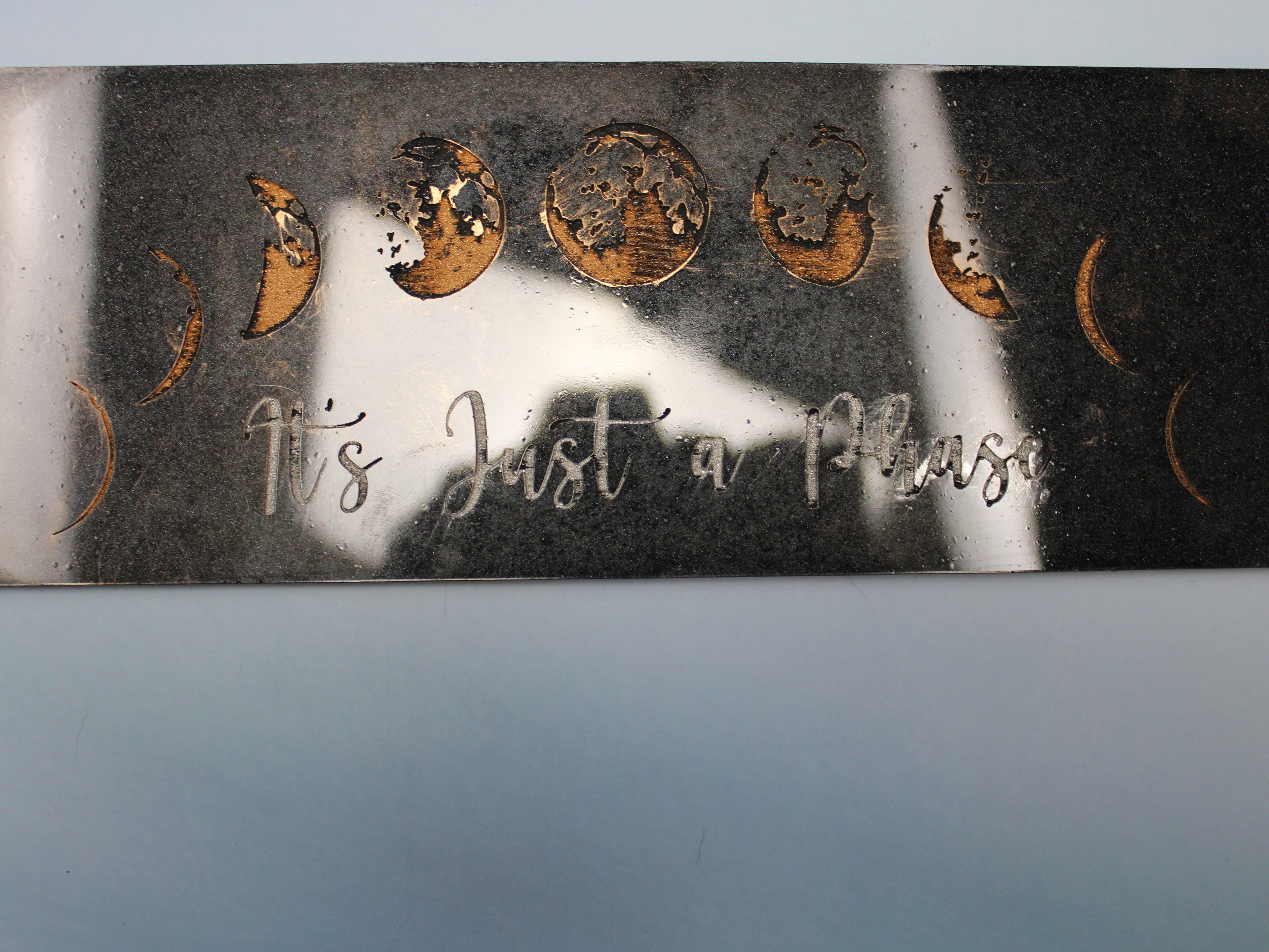 Moon Phase Resin Sign - Image 1