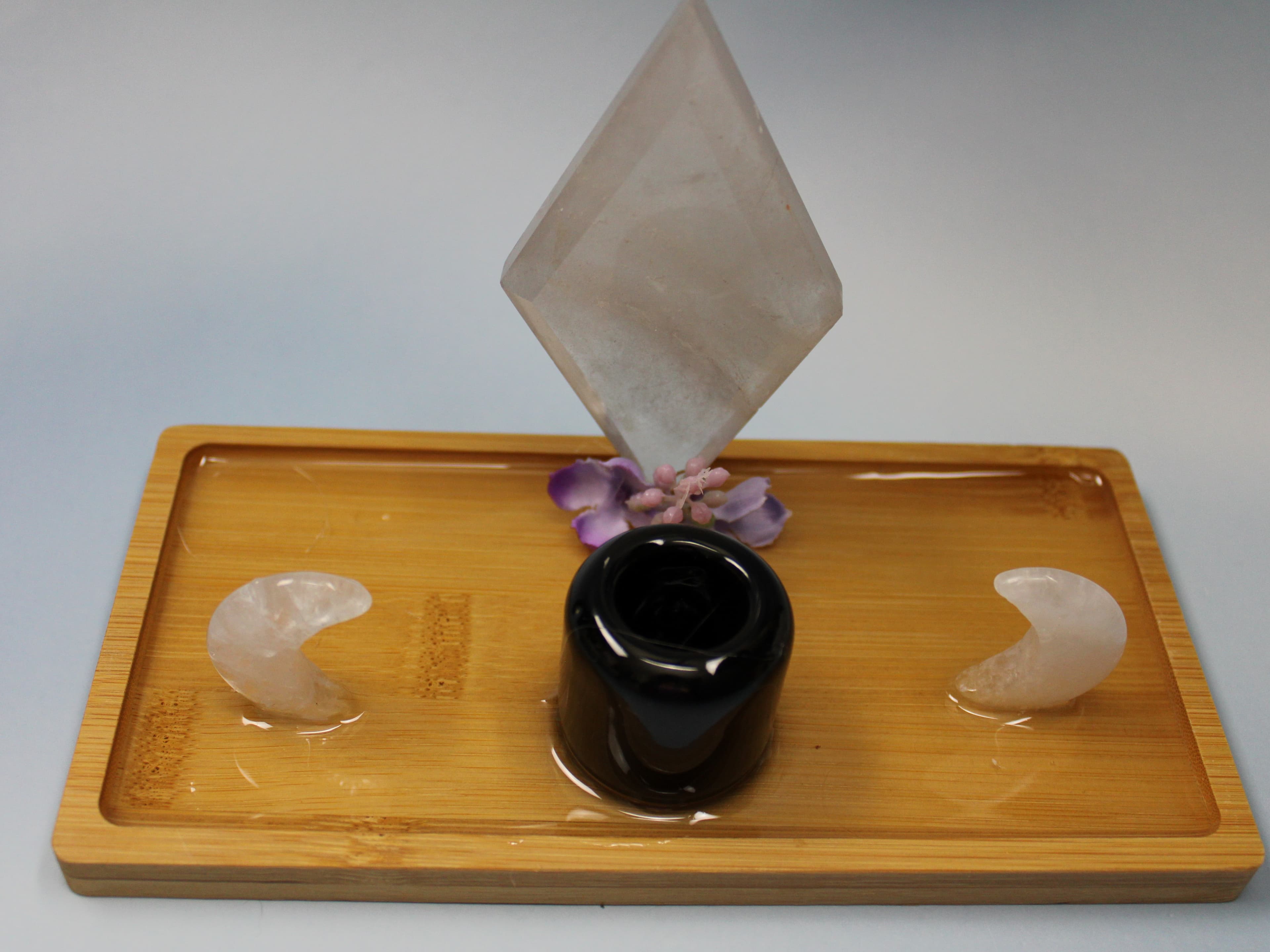 Extra Small Clear Quartz Rhombus Altar