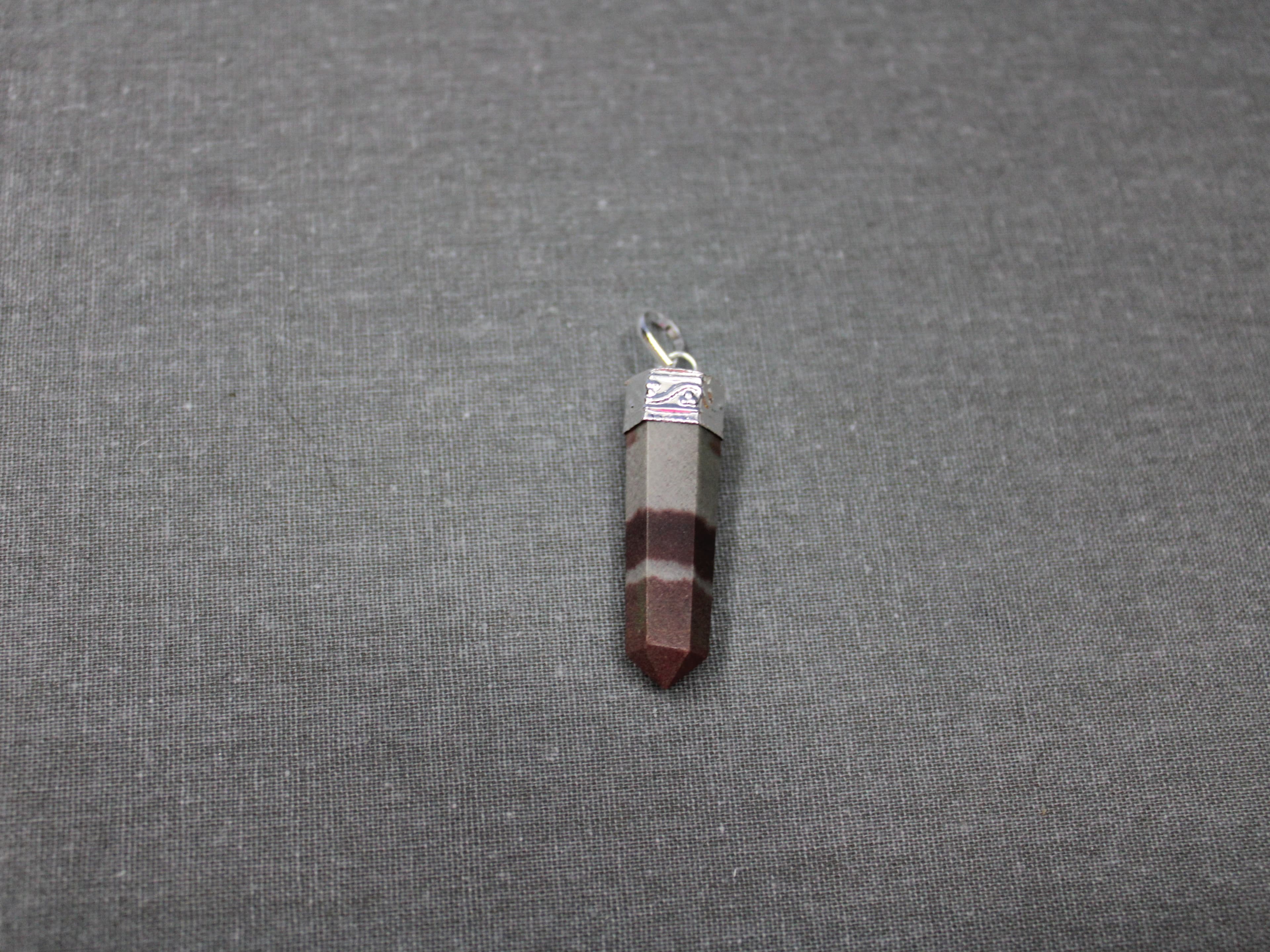 Capped Pencil Point Shiva Lingam Pendant