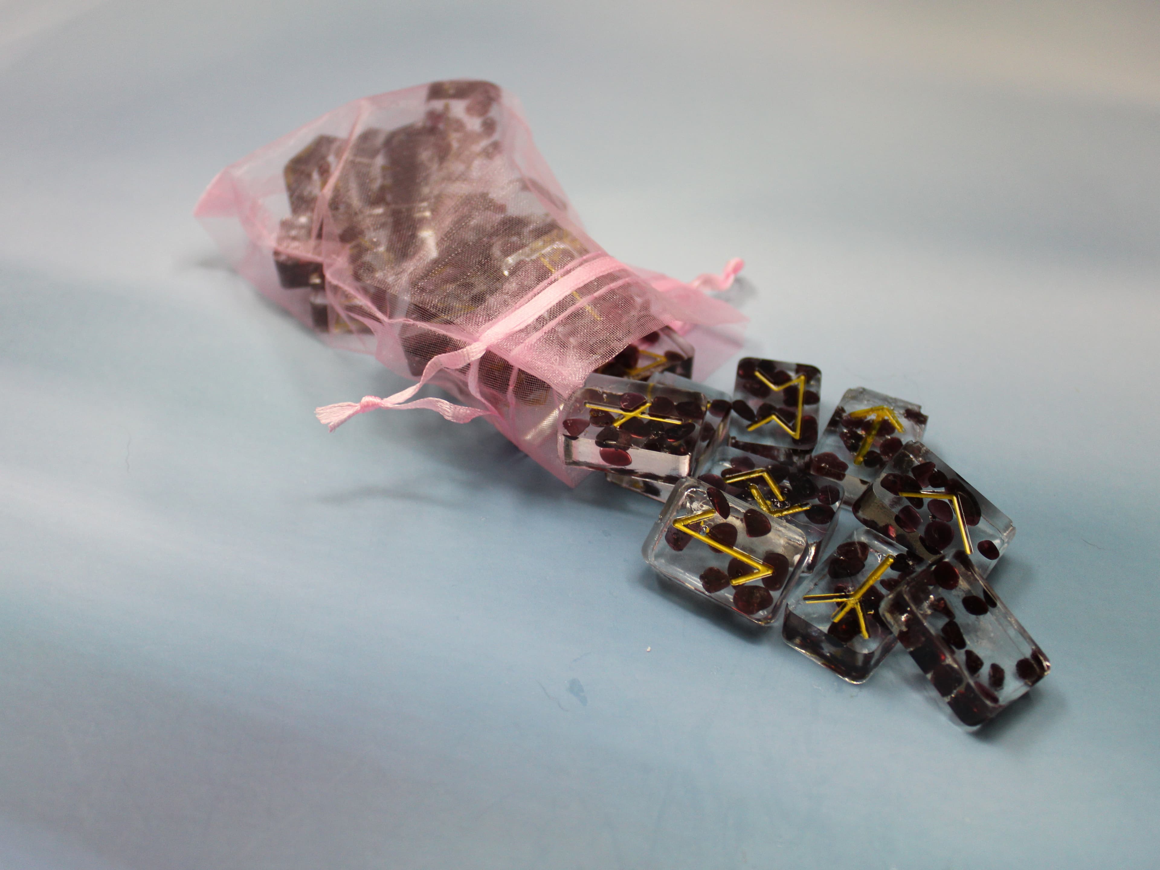 Purple Garnet in Resin Ruins - Image 1