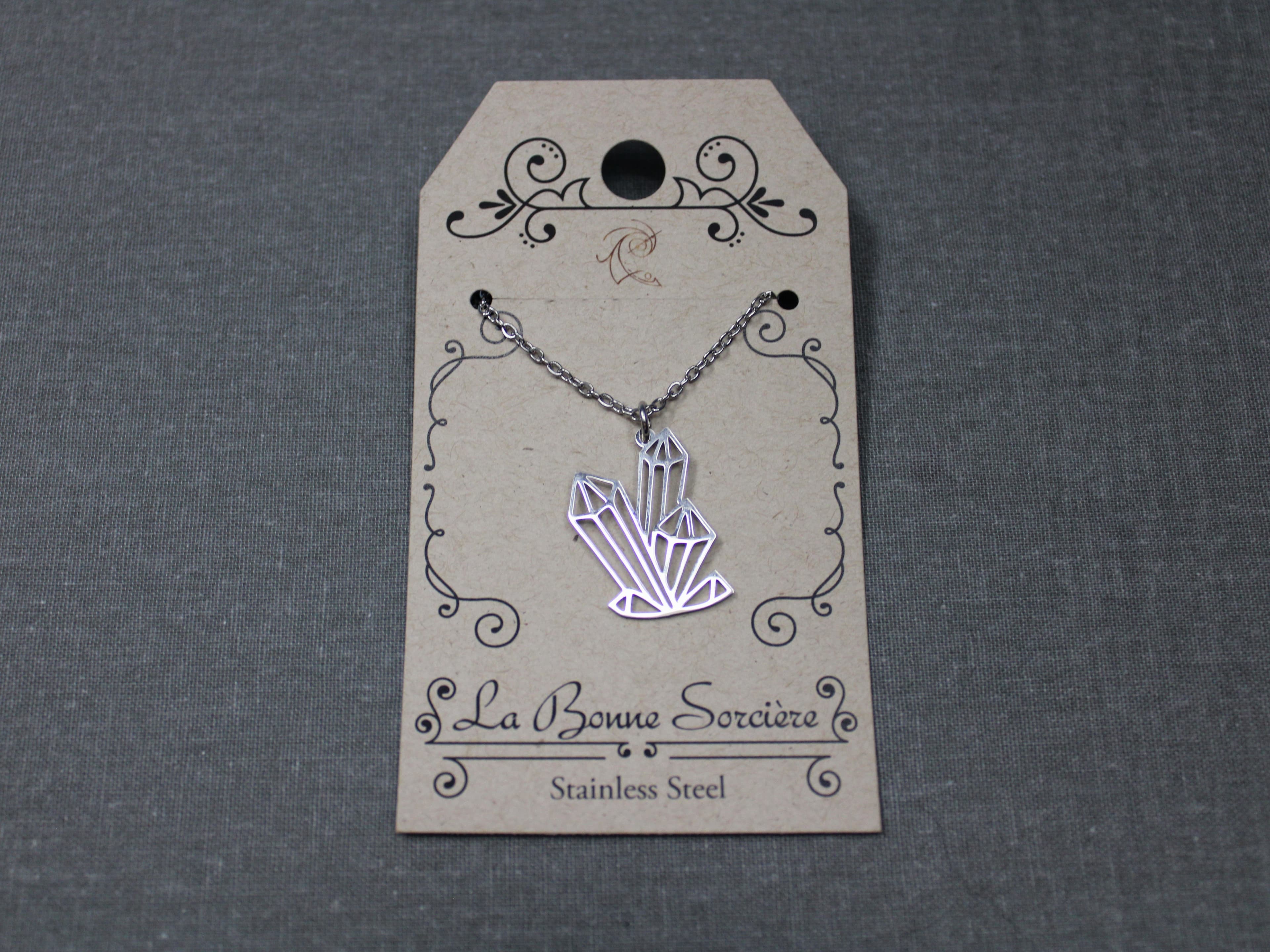 Stainless Steel Crystals Necklace - Image 1