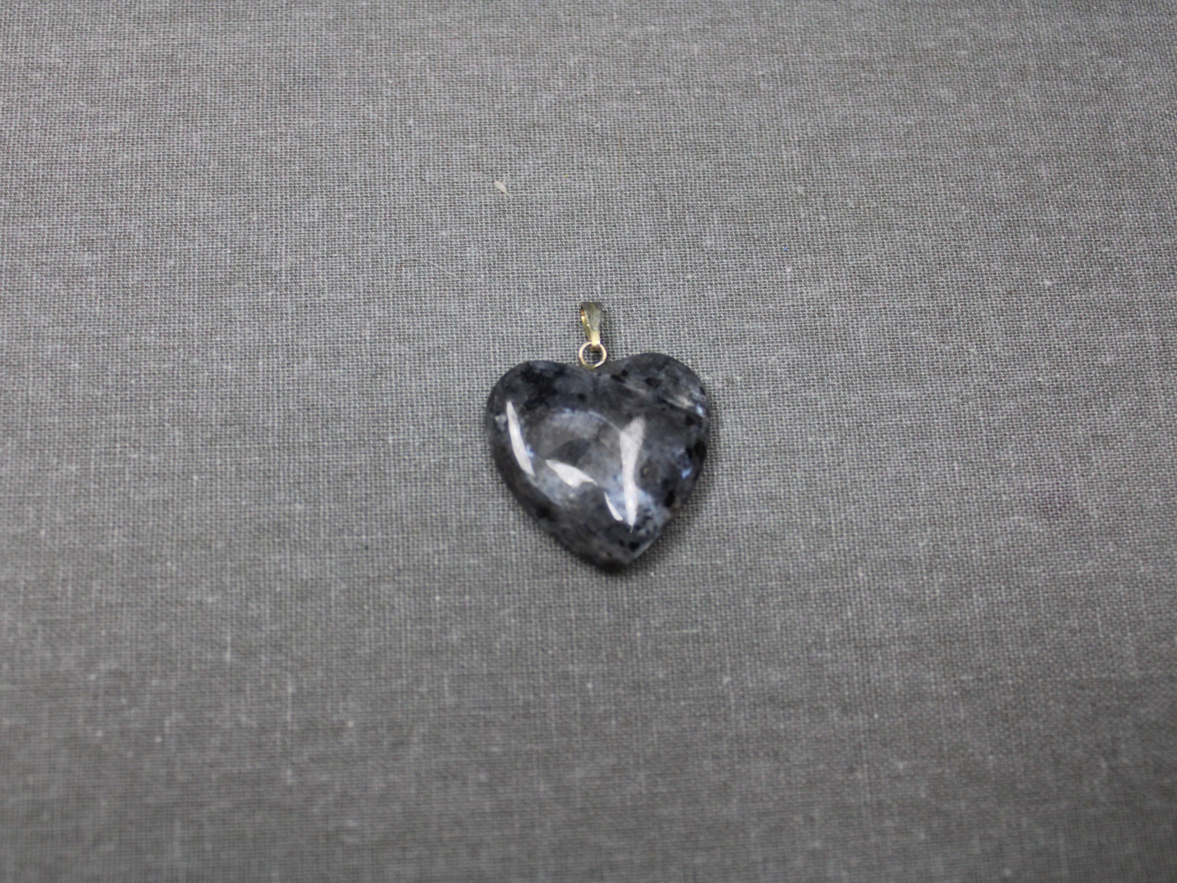 Larvikite Heart Pendant - Image 1