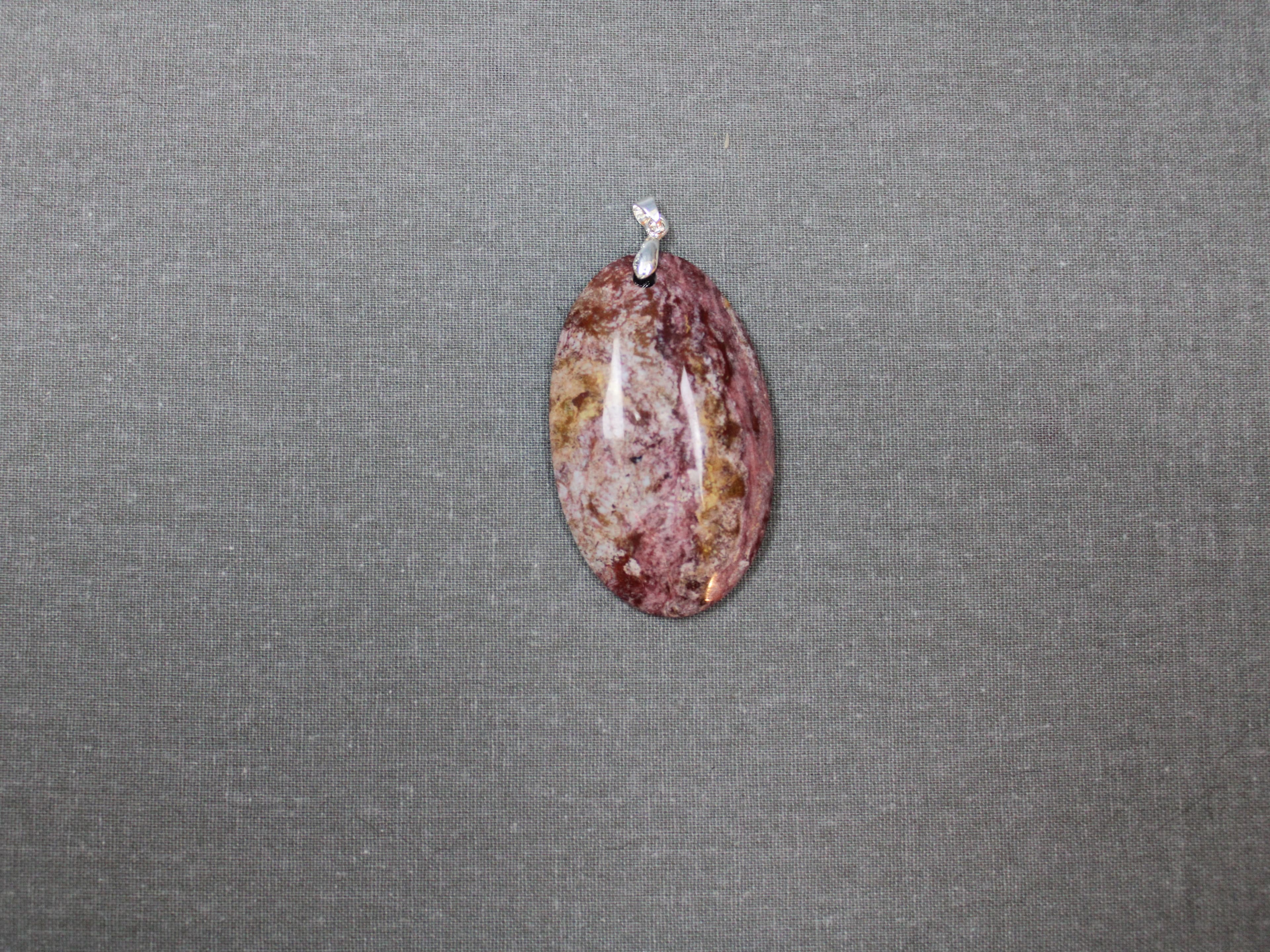 Ocean Jasper with 925 Sterling Silver Bail