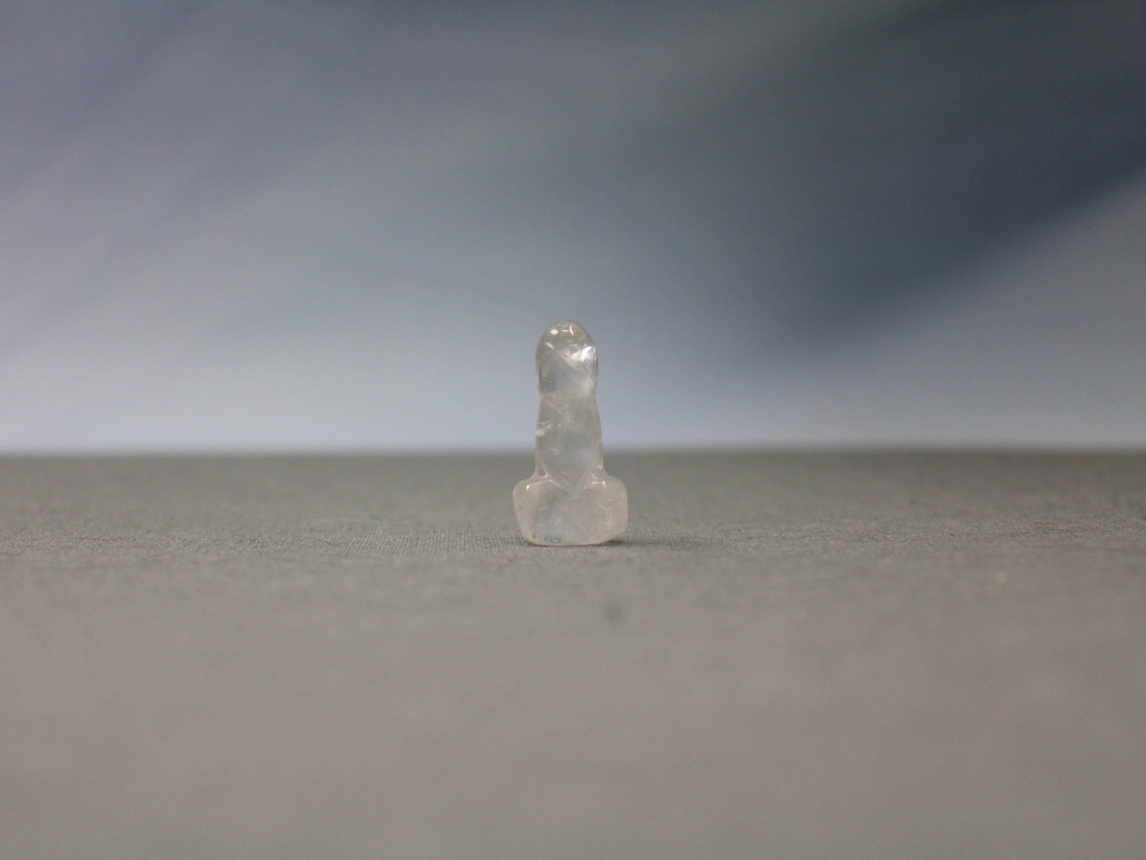 1" Clear Quartz Phallus